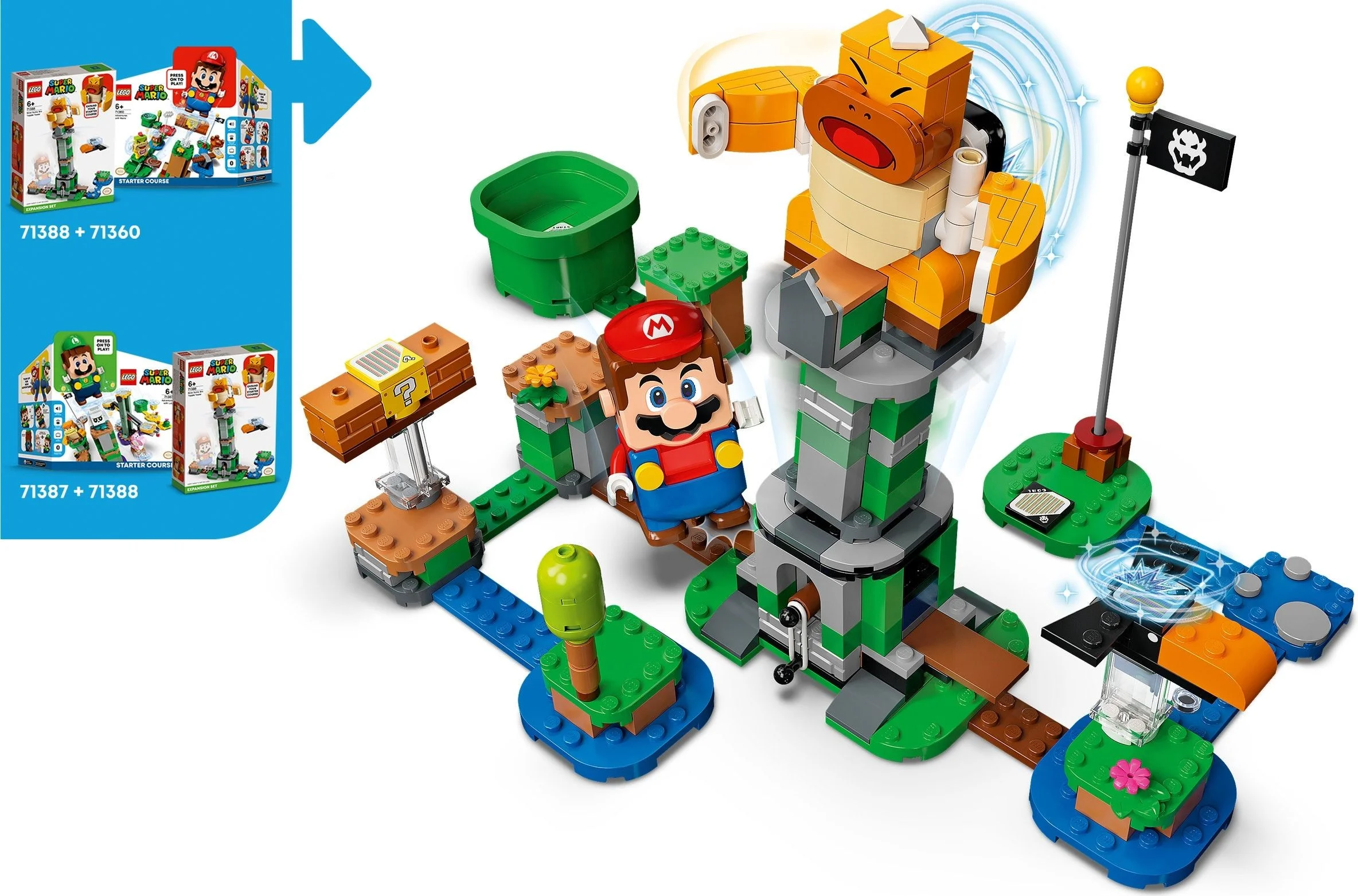 LEGO® 71388 Mario Boss Sumo Bro i przewracana wieża - zestaw dodatkowy - zdjęcie 5