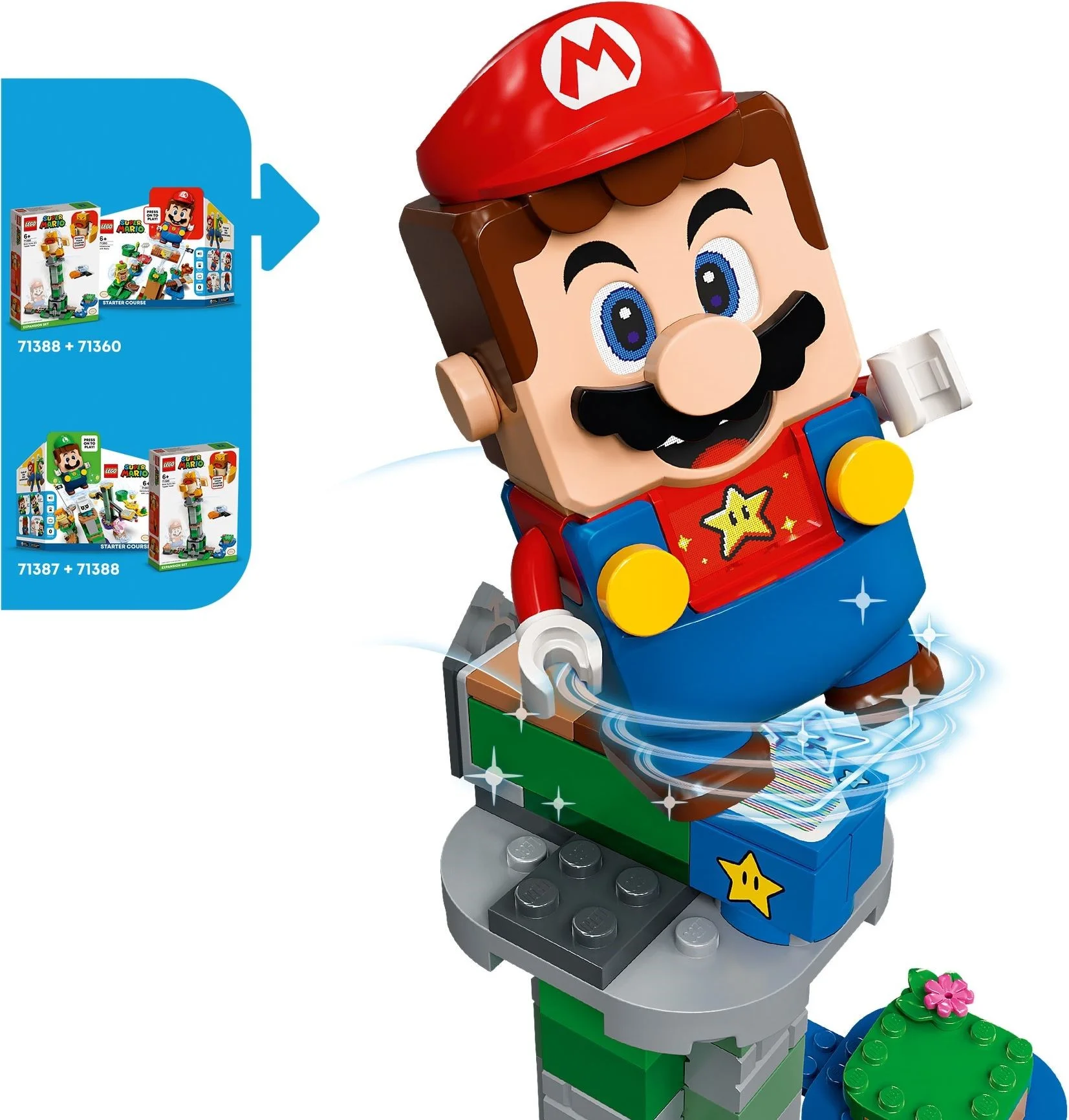 LEGO® 71388 Mario Boss Sumo Bro i przewracana wieża - zestaw dodatkowy - zdjęcie 6