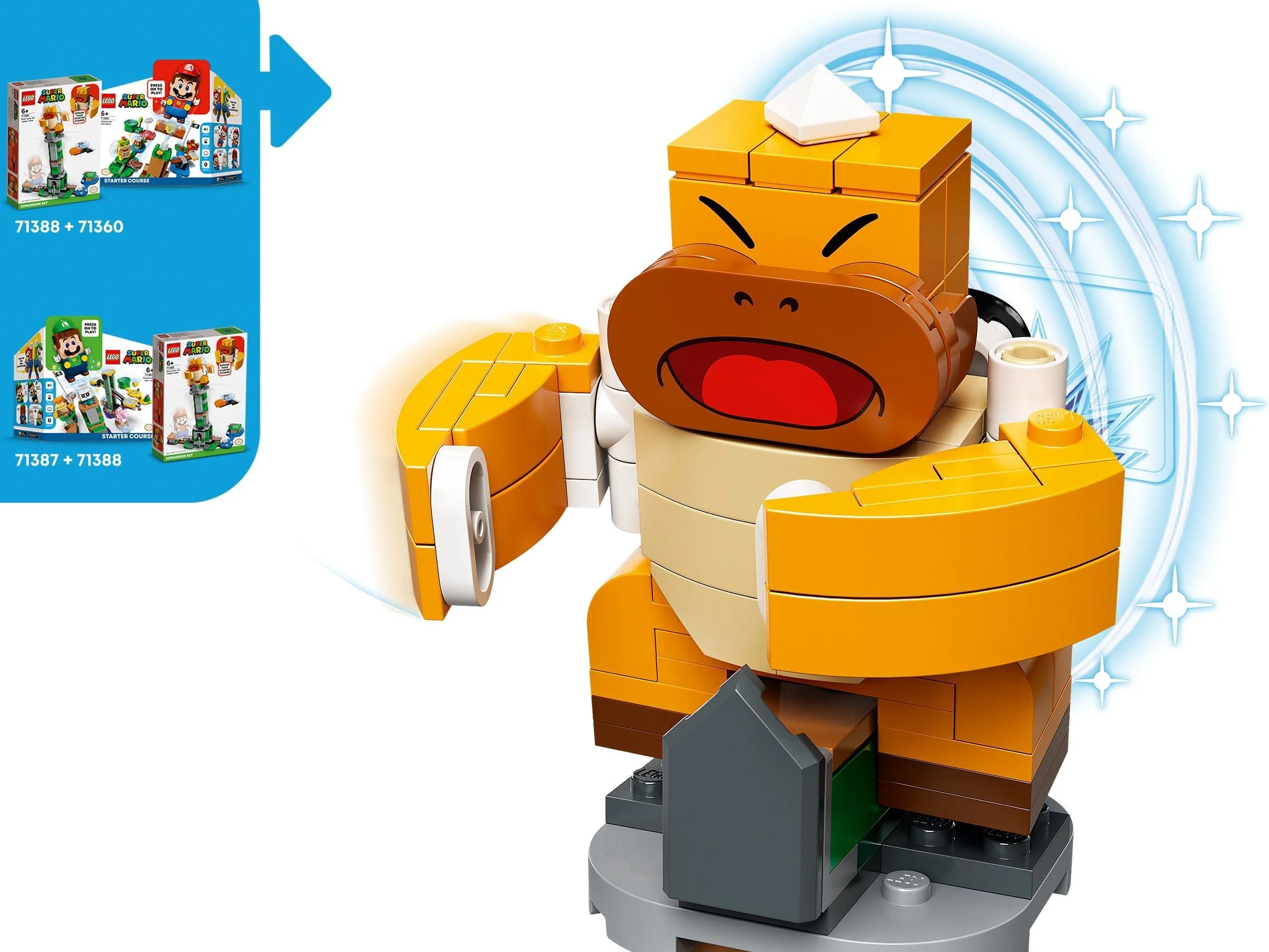 LEGO® 71388 Mario Boss Sumo Bro i przewracana wieża - zestaw dodatkowy - zdjęcie 8