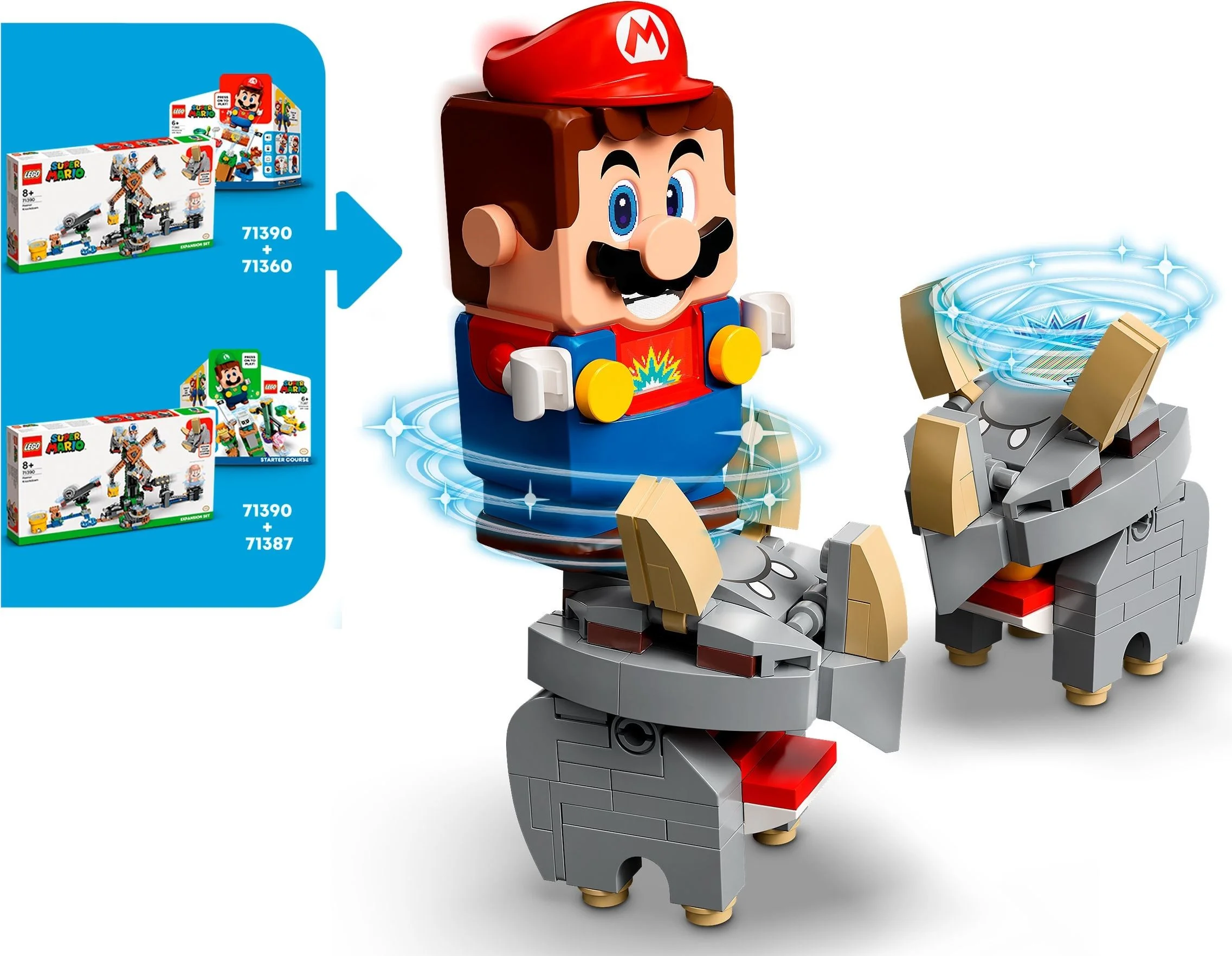 LEGO® 71390 Mario Walka z Reznorami - zestaw dodatkowy - zdjęcie 9
