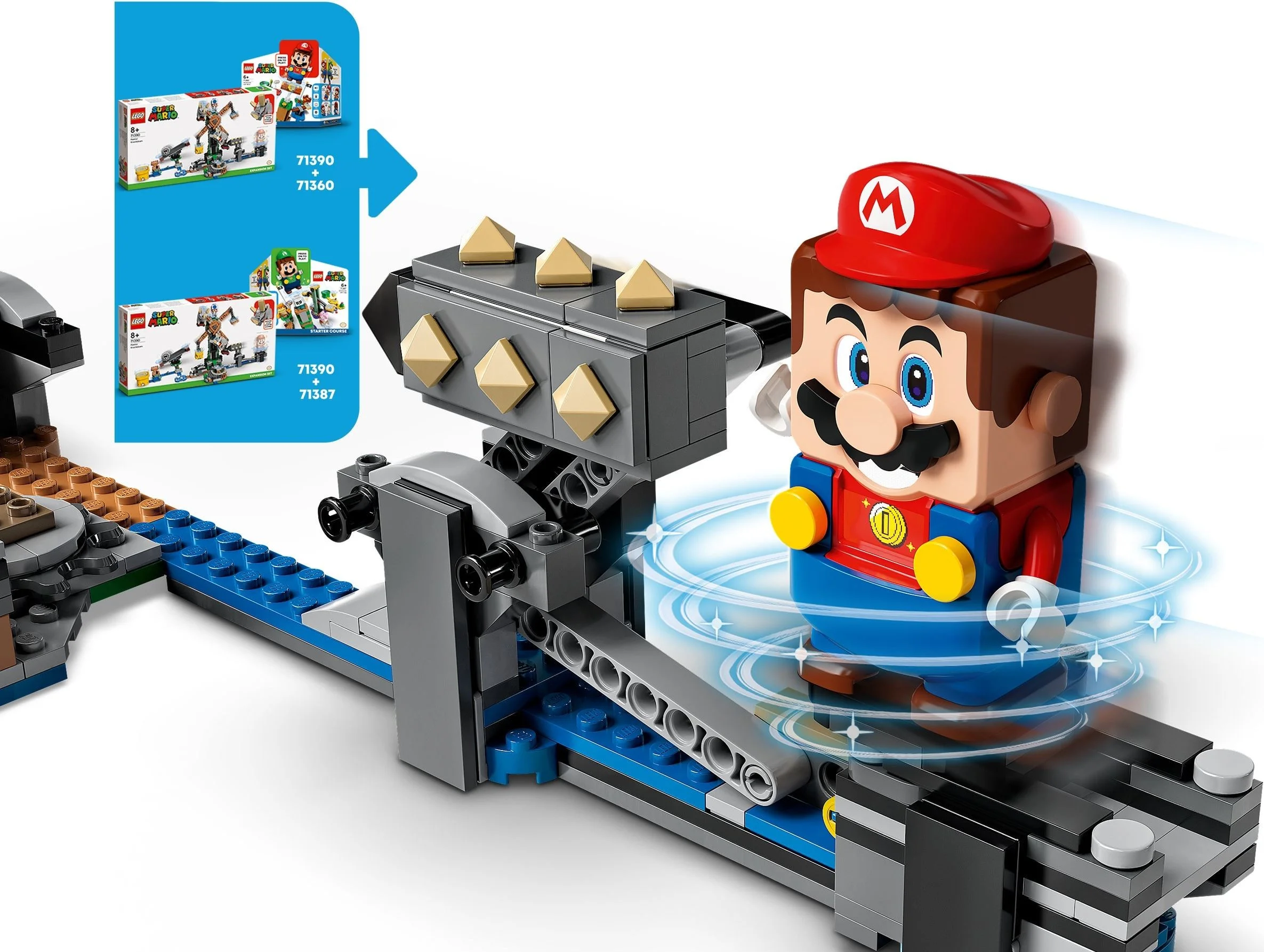 LEGO® 71390 Mario Walka z Reznorami - zestaw dodatkowy - zdjęcie 10