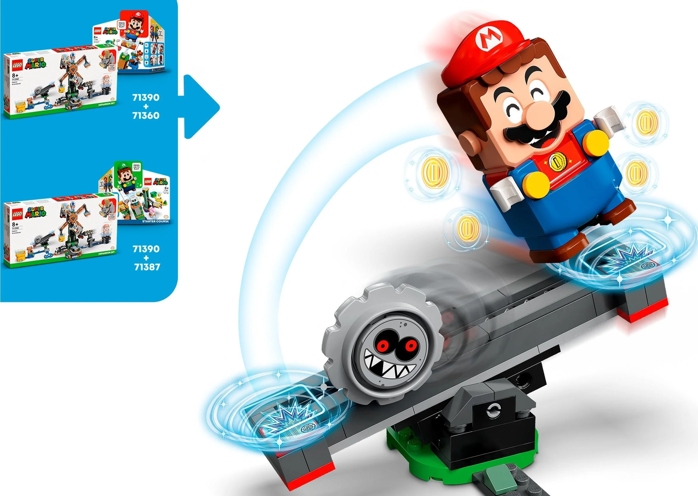 LEGO® 71390 Mario Walka z Reznorami - zestaw dodatkowy - zdjęcie 11