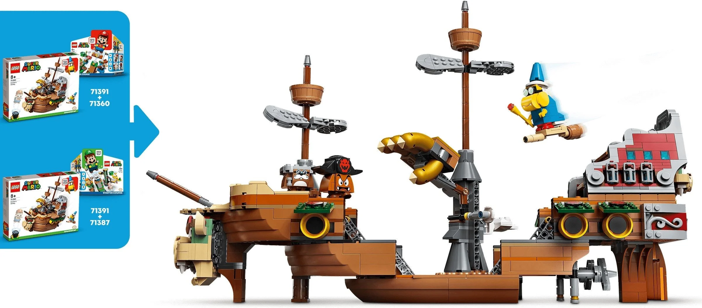 LEGO® 71391 Mario Sterowiec Bowsera - zestaw dodatkowy - zdjęcie 3