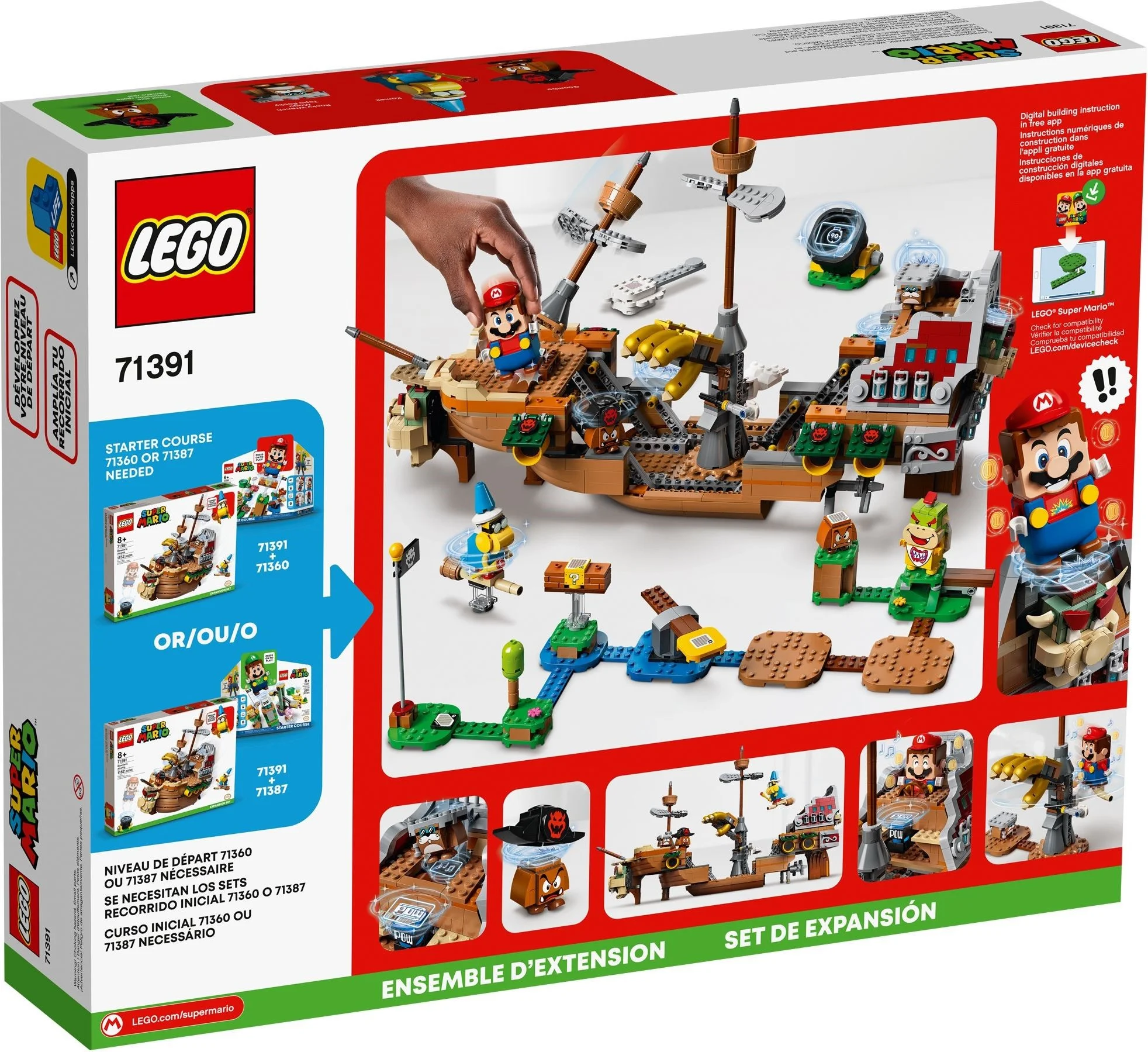 LEGO® 71391 Mario Sterowiec Bowsera - zestaw dodatkowy - zdjęcie 7