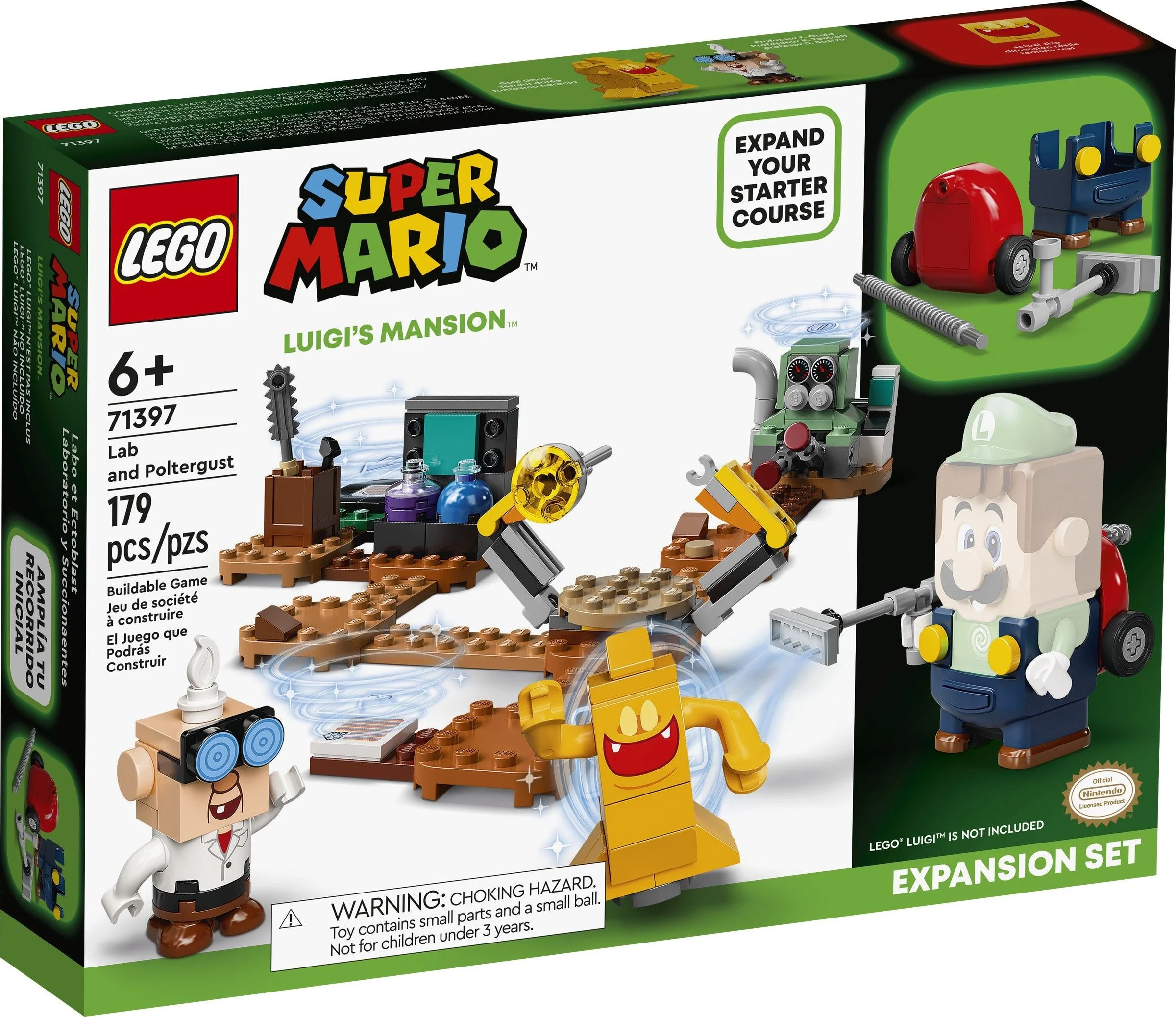 LEGO® 71397 Laboratorium w rezydencji Luigiego i Poltergust - zdjęcie 2