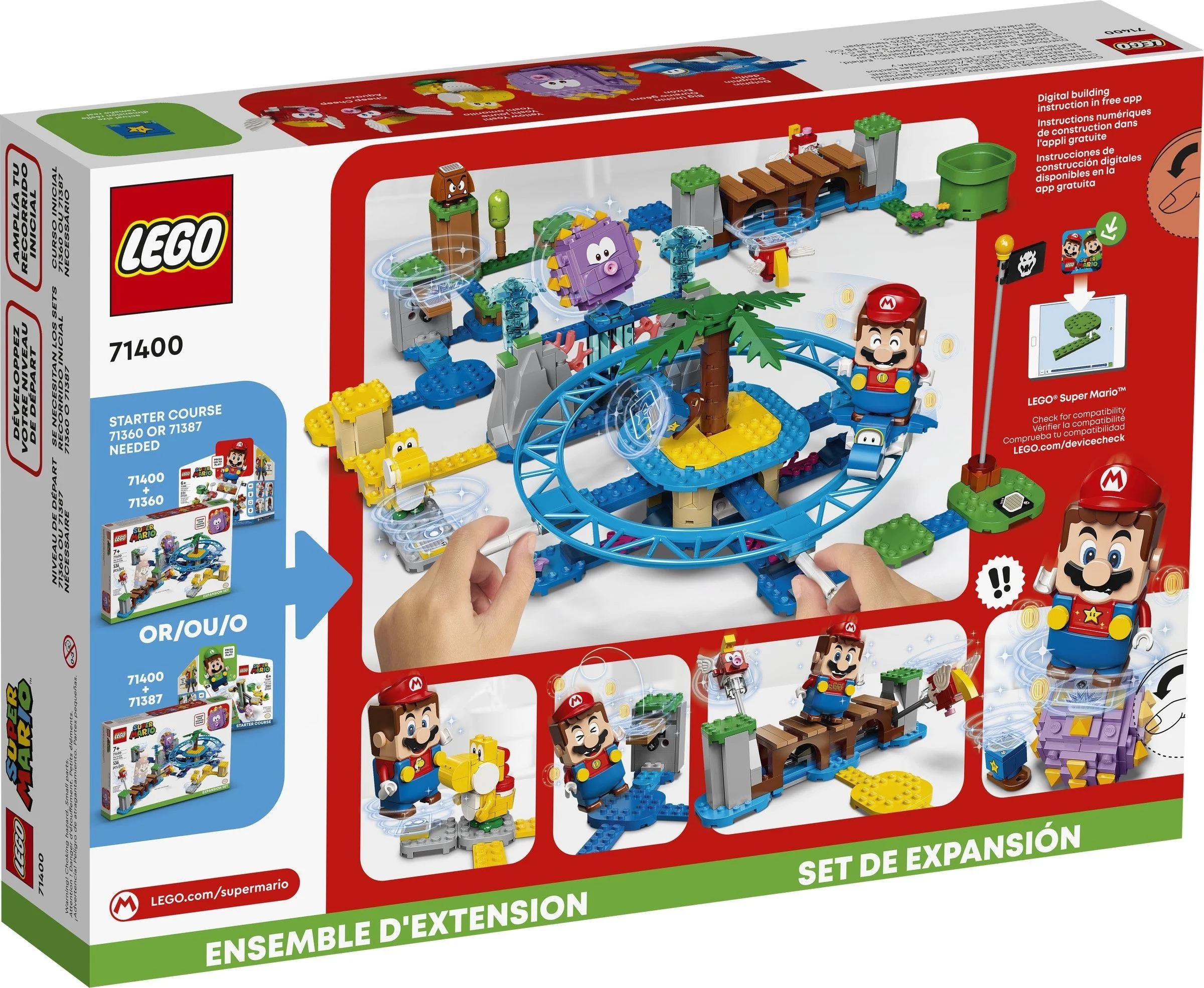 LEGO® 71400 Zestaw rozszerzający Duży jeżowiec i zabawa na plaży - zdjęcie 5