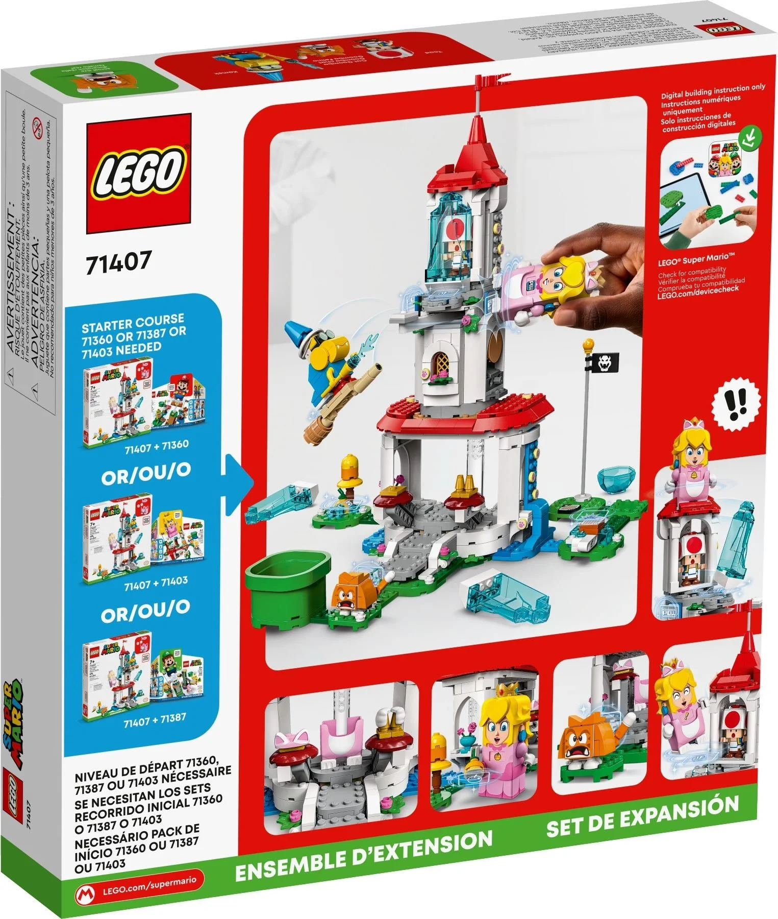 LEGO® 71407 Cat Peach I Lodowa Wieża zestaw rozszerzający - zdjęcie 5