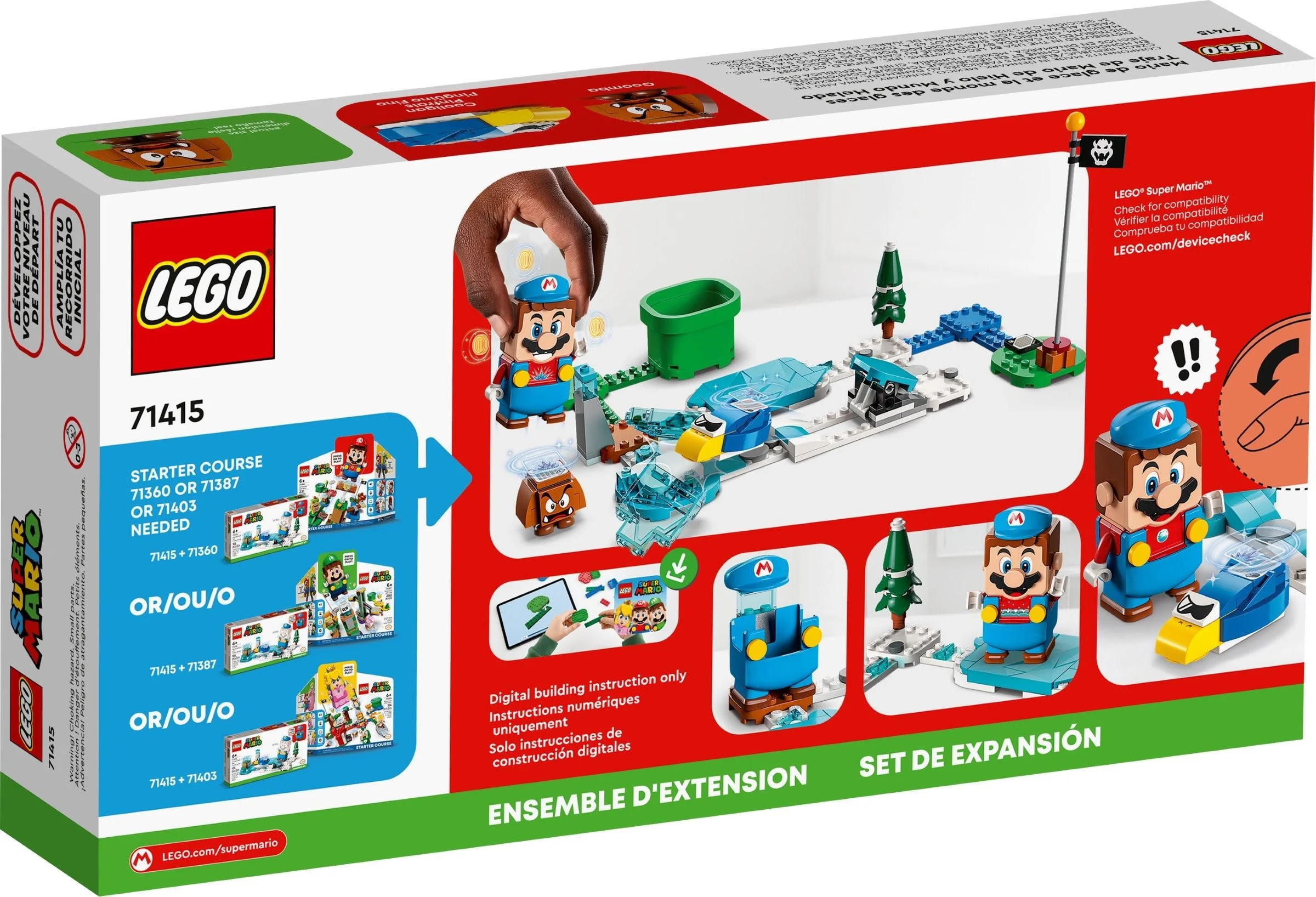 LEGO® 71415 Klocki Lego Mario lodowy strój i kraina lodu 105 el - zdjęcie 5