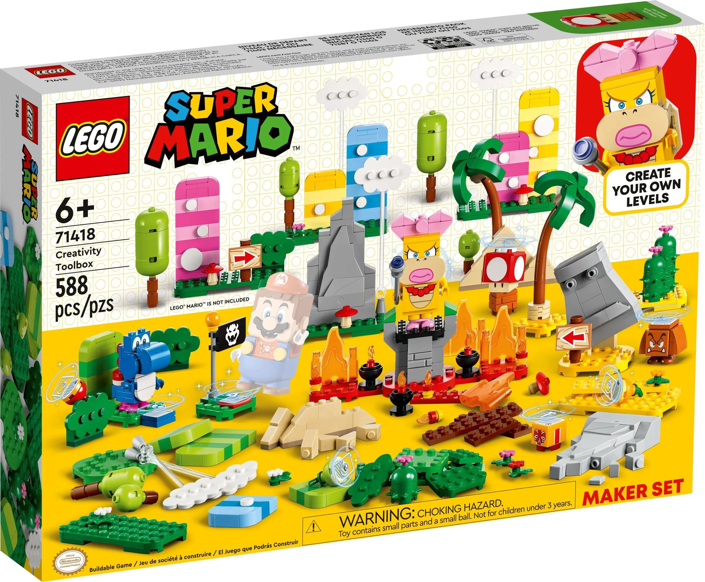 LEGO® 71418 klocki Lego Mario Kreatywna skrzyneczka – zestaw twórcy - zdjęcie 2