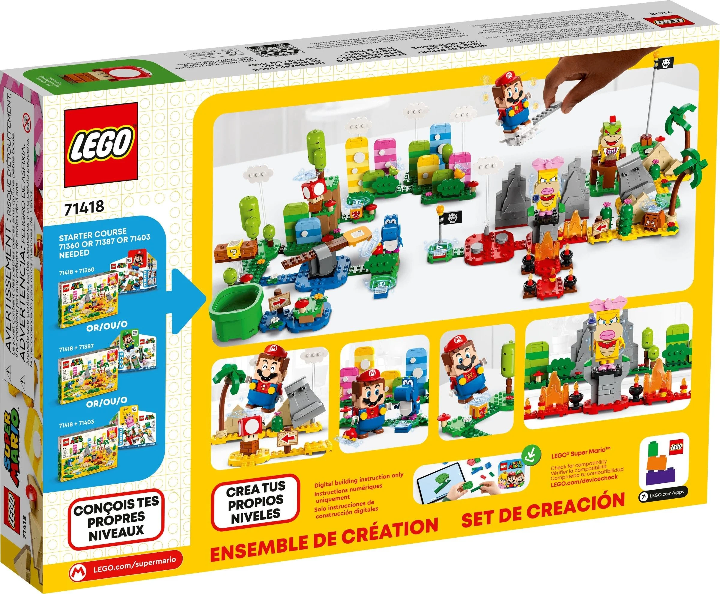 LEGO® 71418 klocki Lego Mario Kreatywna skrzyneczka – zestaw twórcy - zdjęcie 7
