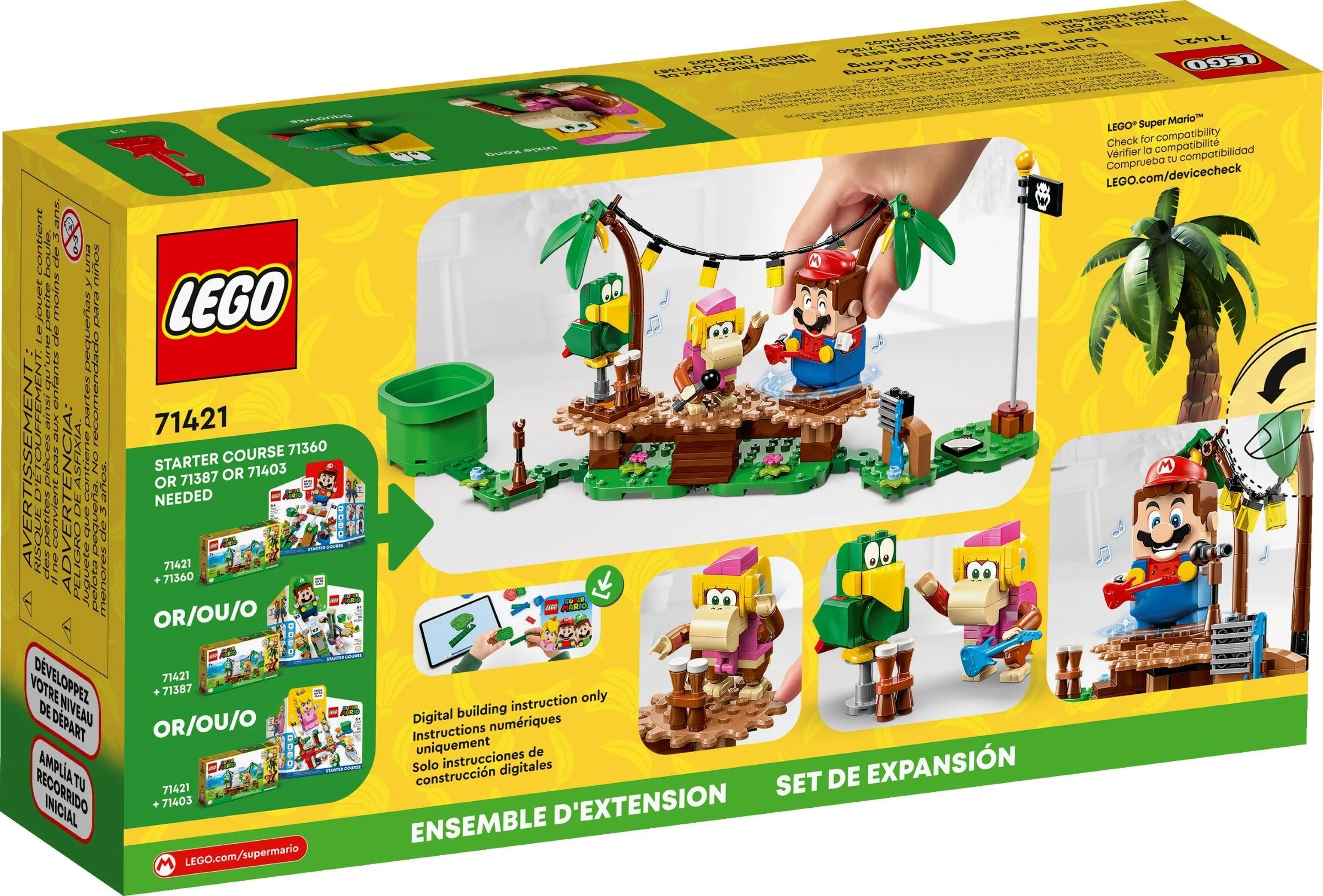 LEGO® 71421 Super Mario Dżunglowy koncert Dixie Kong - zestaw rozszerzający 71421 - zdjęcie 3