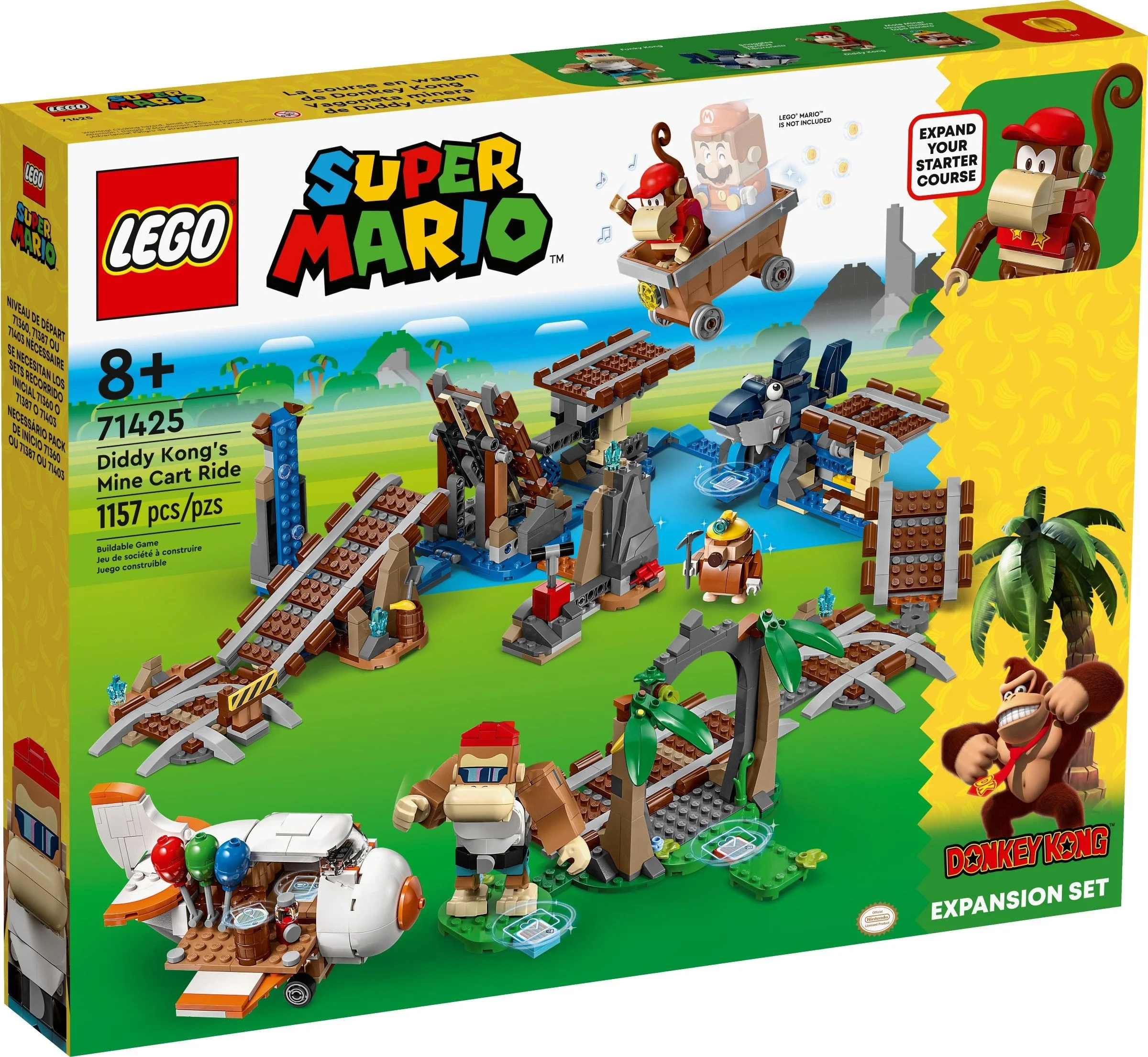 LEGO® 71425 Klocki Lego Przejażdżka wagonikiem Diddy Konga 1157 el - zdjęcie 2