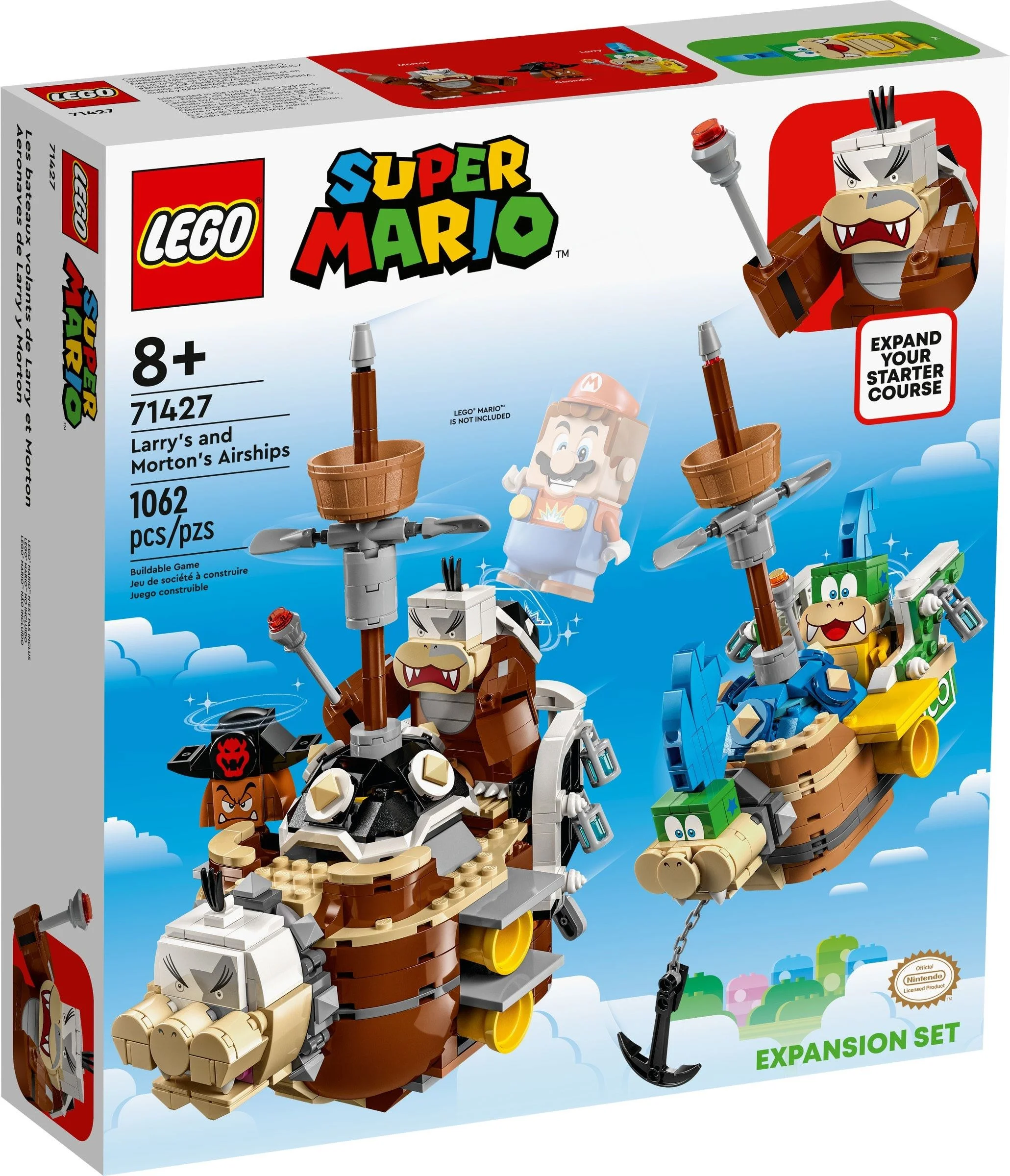 Mario Zestaw Rozszerzający Sterowce Larry'ego i Mortona