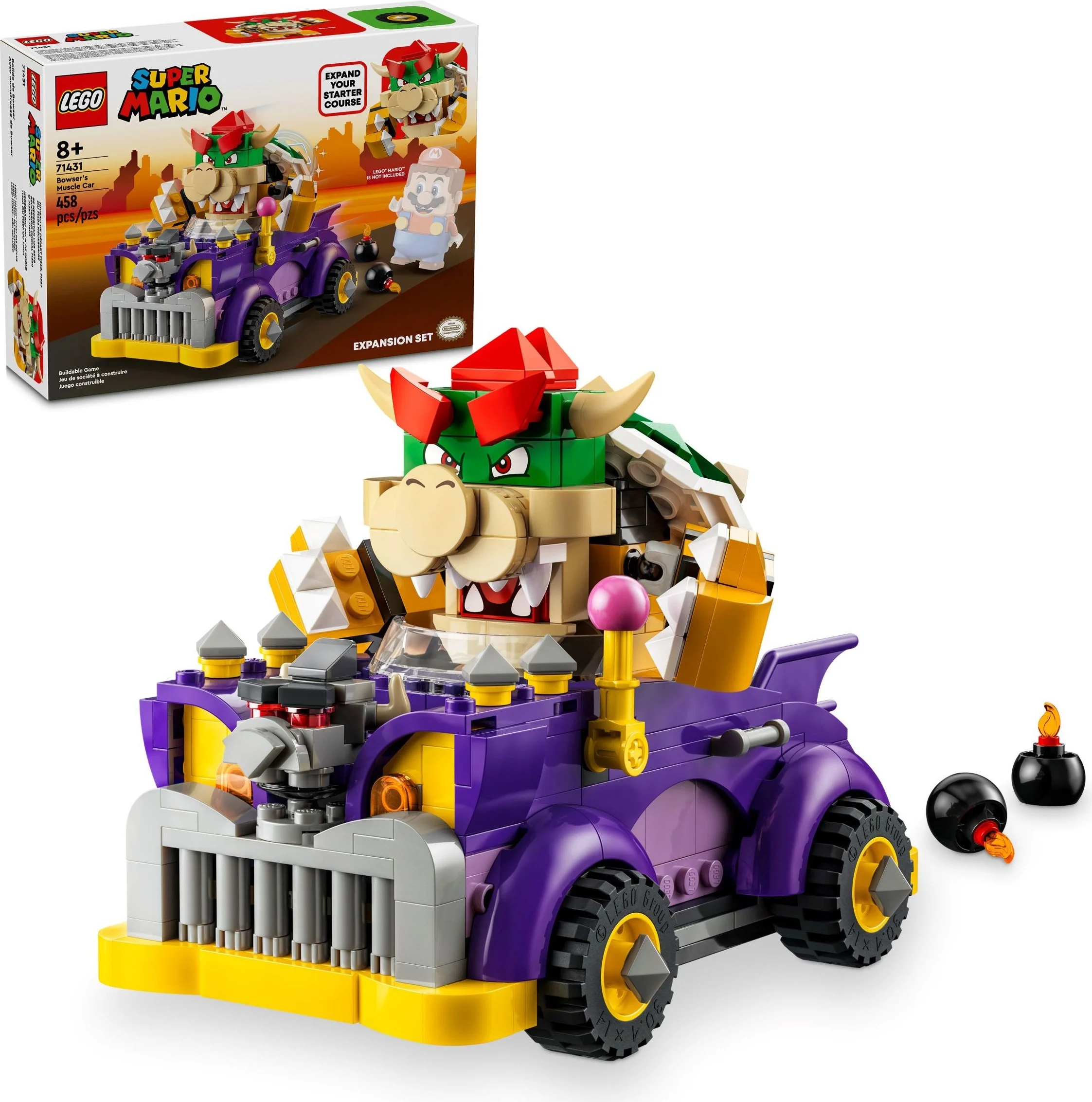LEGO® 71431 Samochód sportowy Bowsera - zdjęcie 2