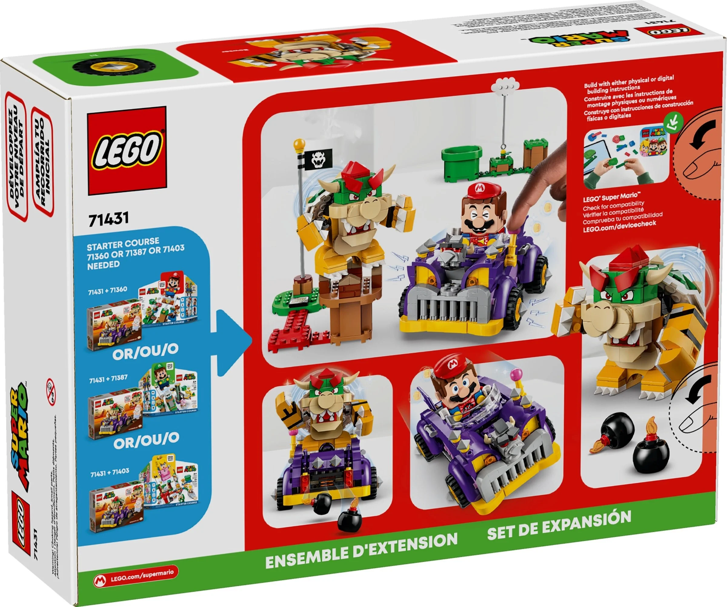 LEGO® 71431 Samochód sportowy Bowsera - zdjęcie 5
