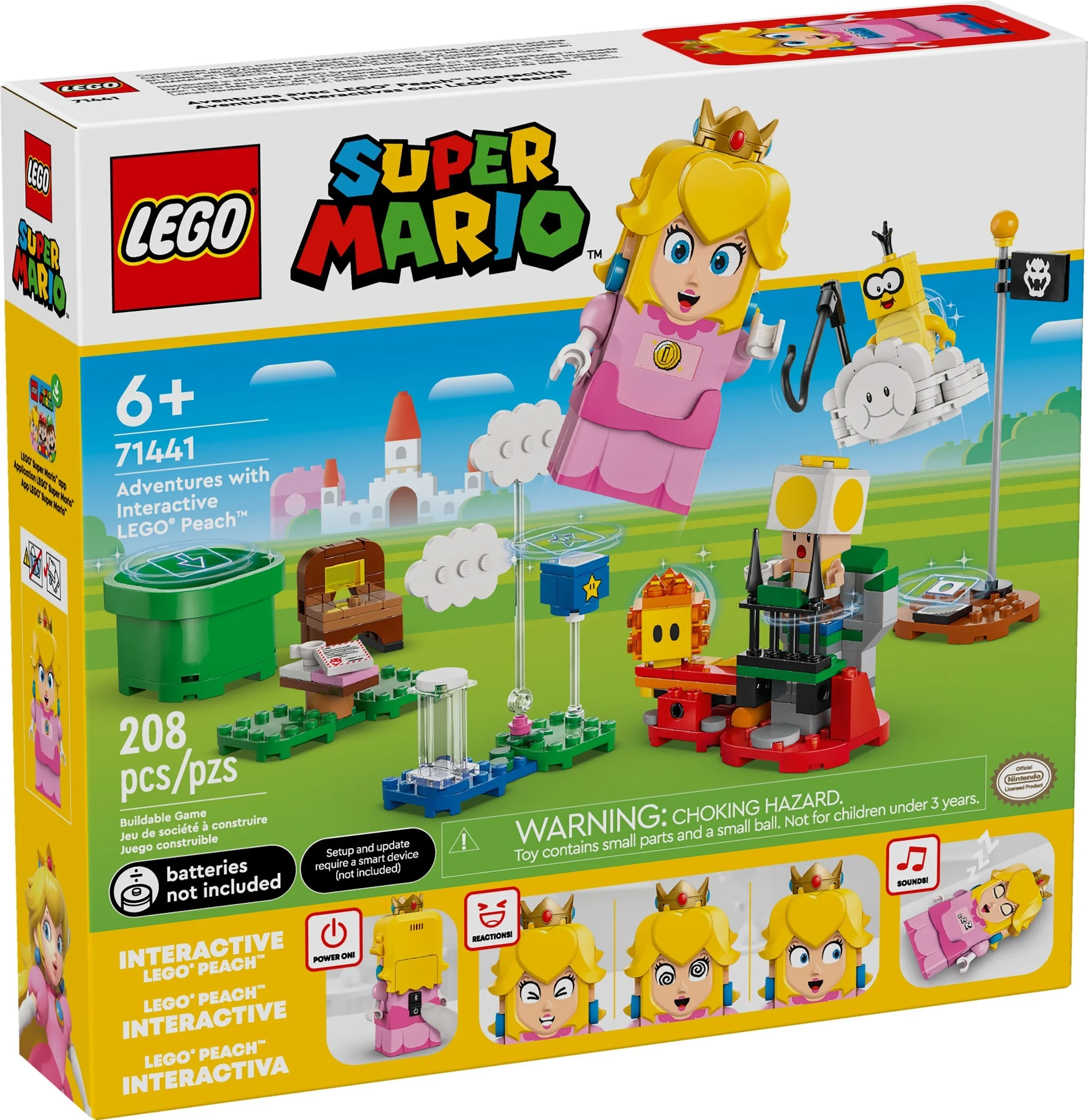 Przygody z interaktywną figurką LEGO Peach