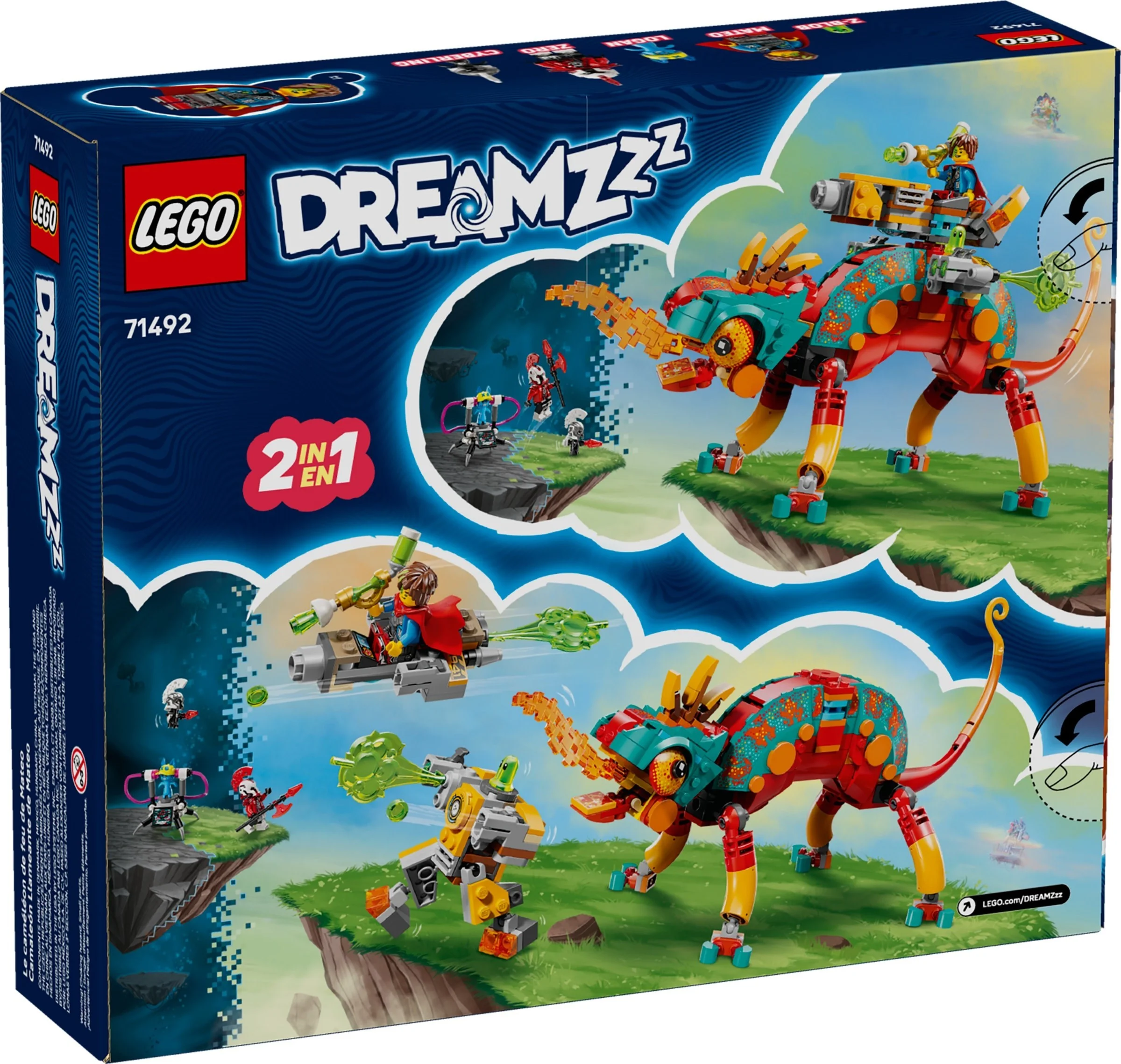 LEGO® 71492 Ognisty kameleon Mateo - zdjęcie 2