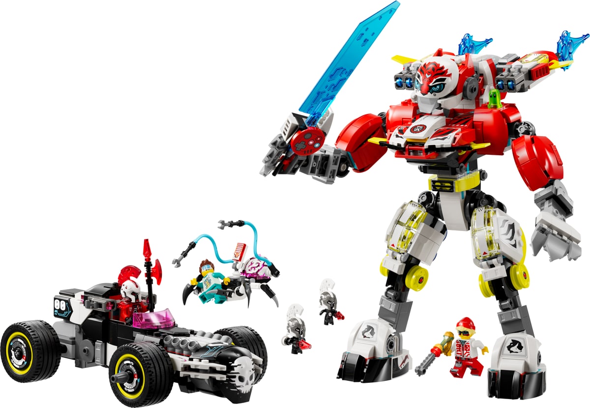 LEGO® 71497 Tygrysi mech Coopera i hot rod Zero - zdjęcie 16