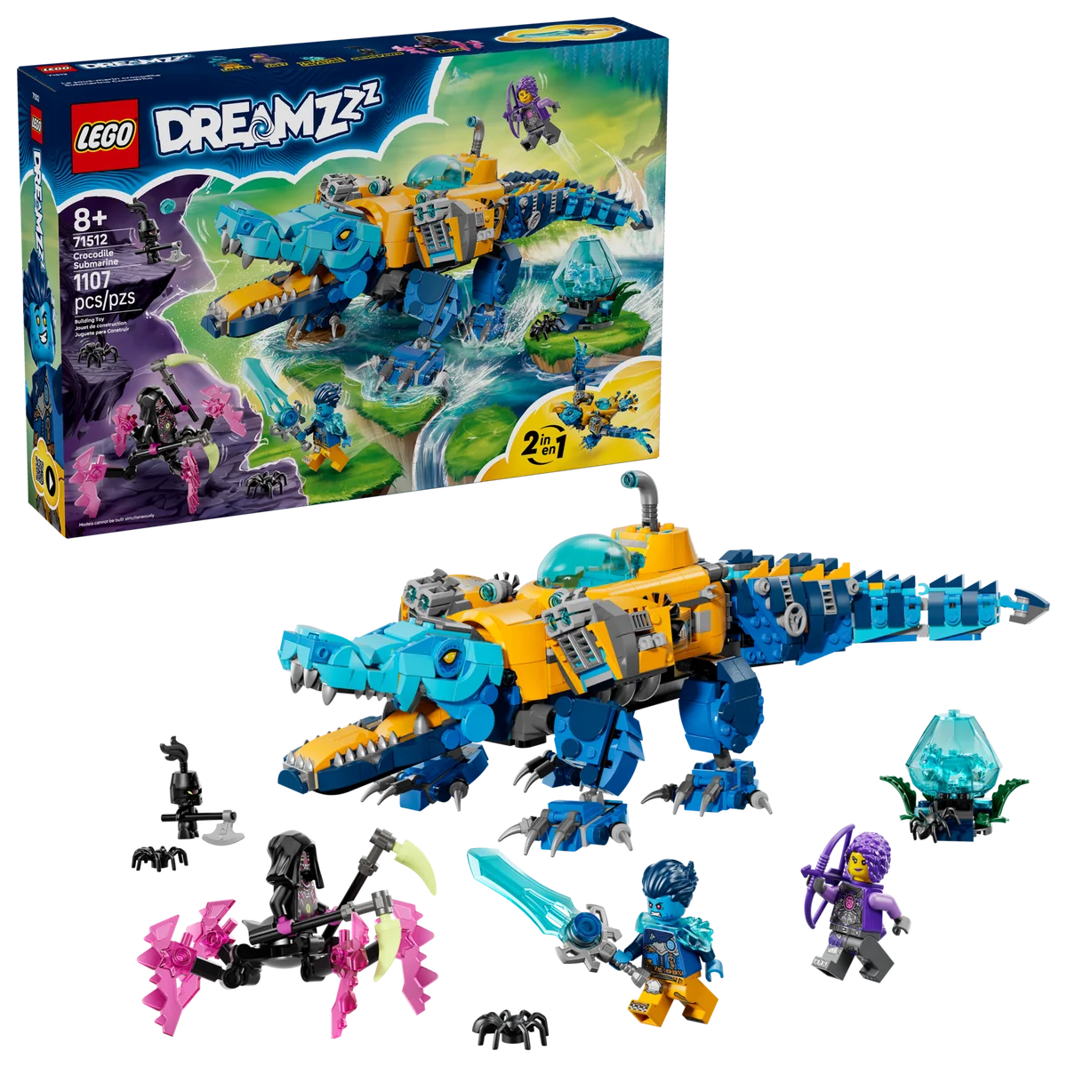 LEGO® 71512 Krokodylołódź podwodna - zdjęcie 3
