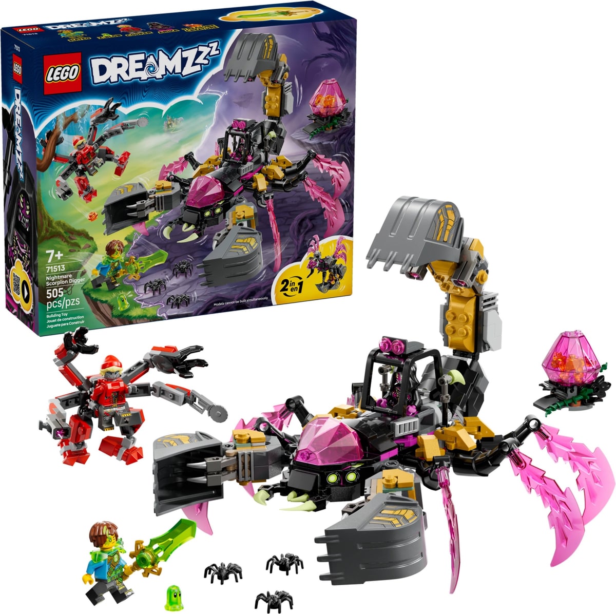 LEGO® 71513 Koszmarna skorpionowa koparka - zdjęcie 8