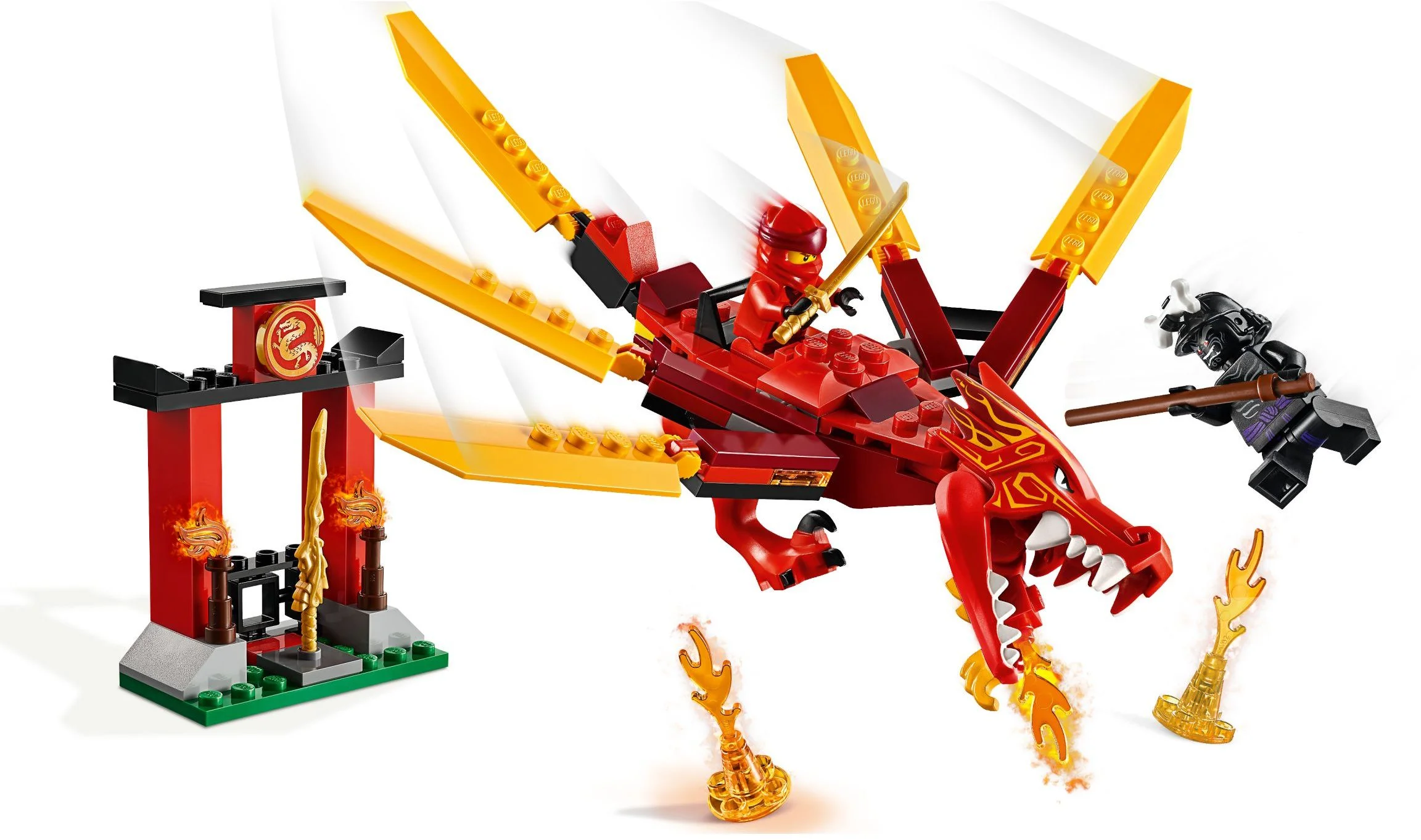 LEGO® 71701 Smok ognia Kaia - zdjęcie 3