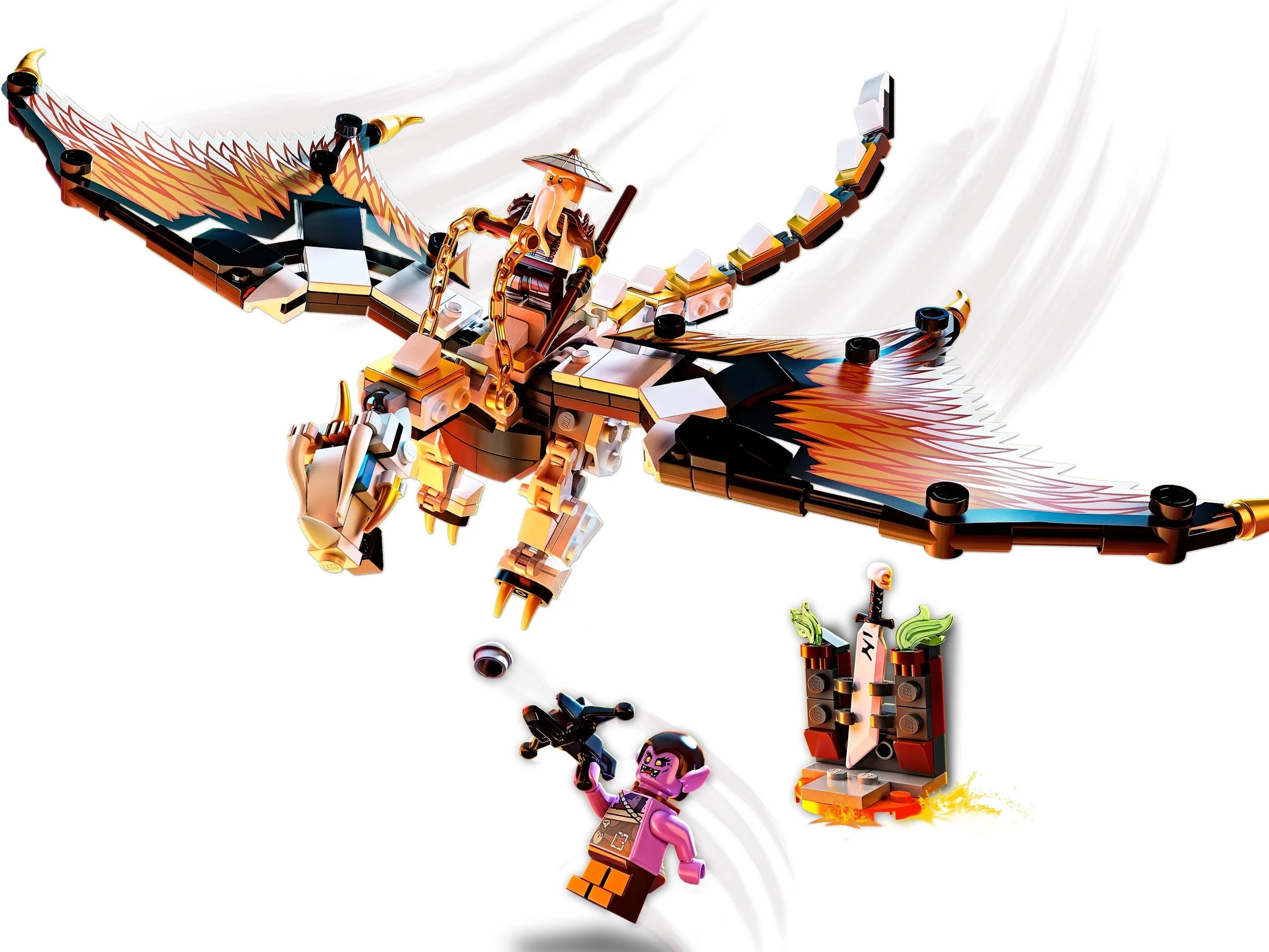 LEGO® 71718 Bojowy Smok Wu - zdjęcie 3