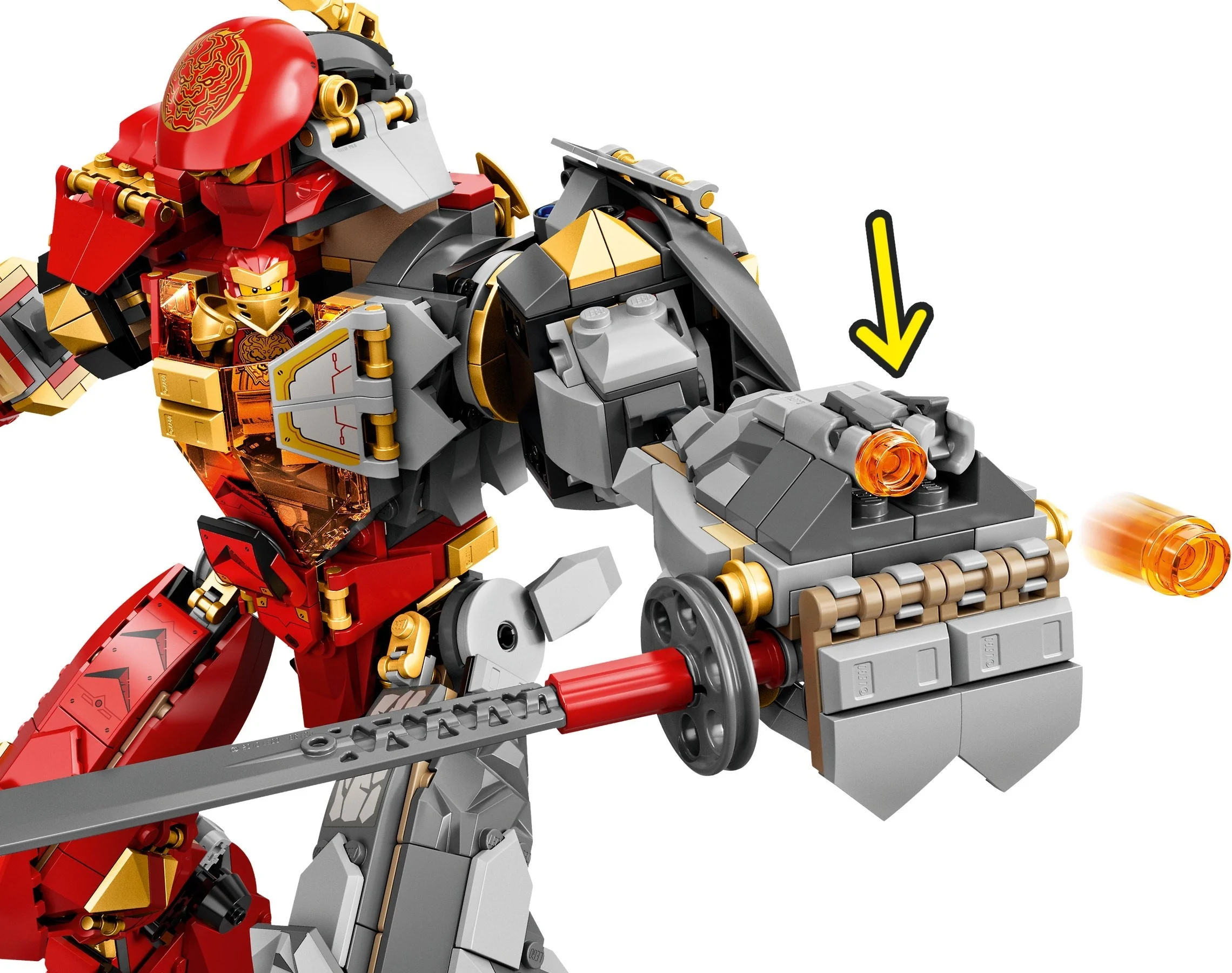 LEGO® 71720 Mech z ognia i kamienia - zdjęcie 9