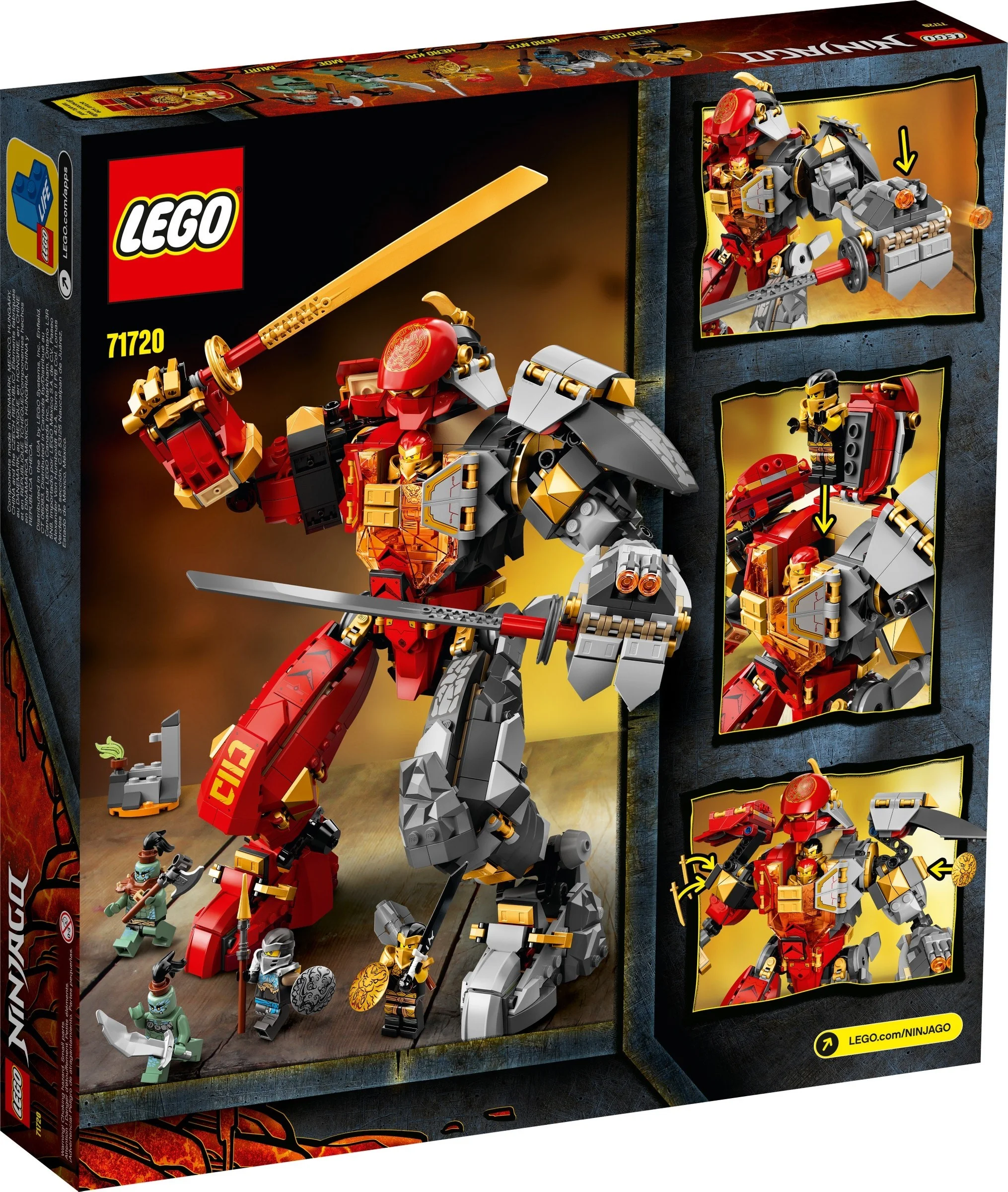 LEGO® 71720 Mech z ognia i kamienia - zdjęcie 12
