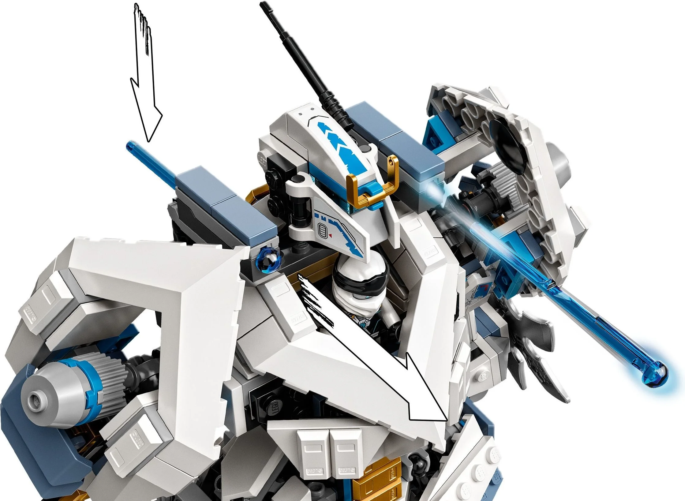 LEGO® 71738 Starcie tytanów Mech - zdjęcie 3