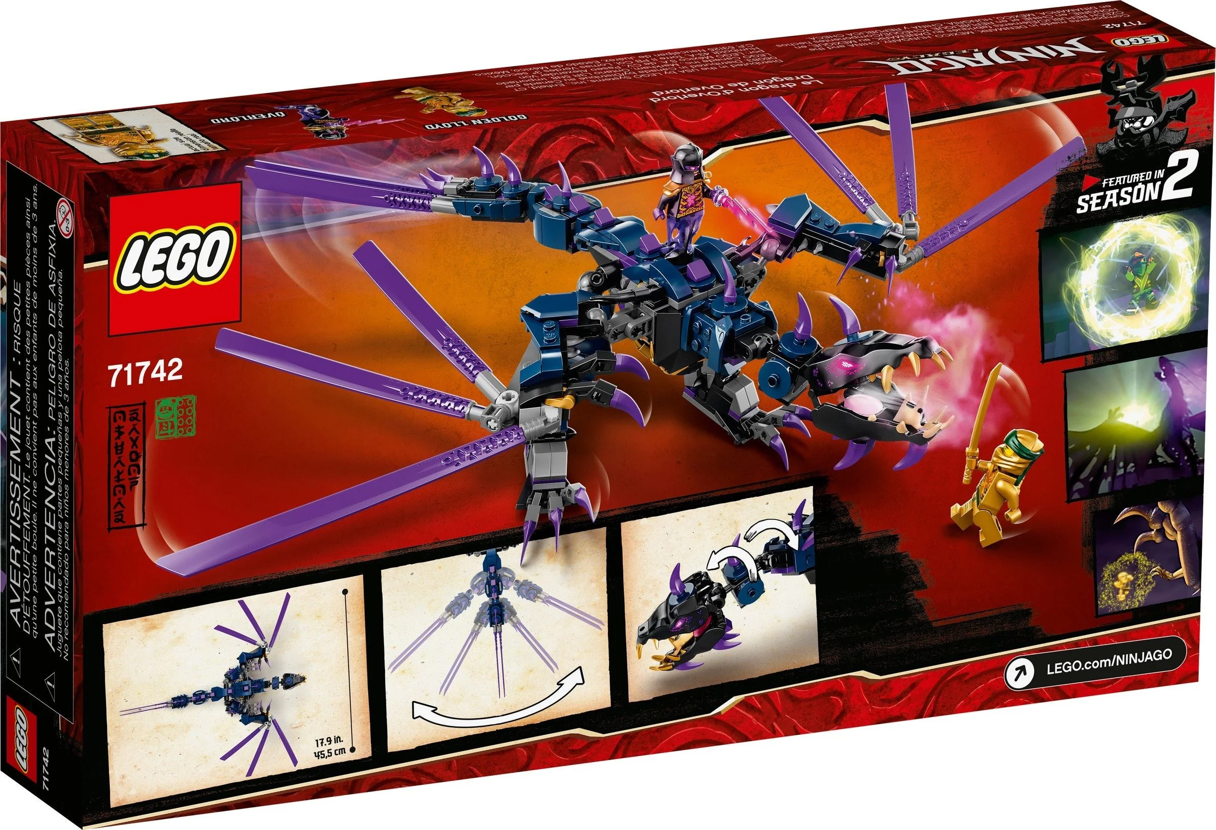 LEGO® 71742 Smok Overlorda - zdjęcie 3
