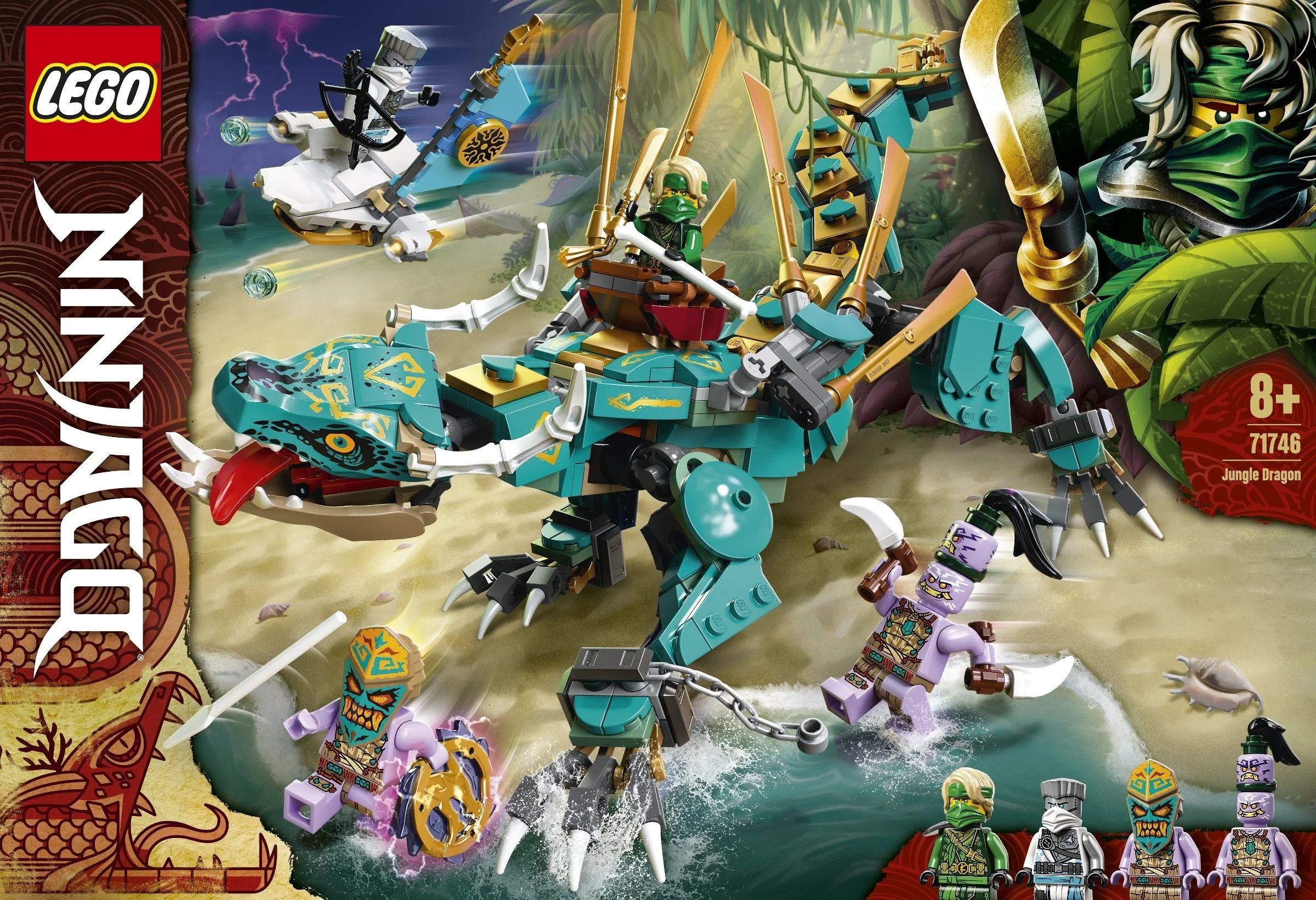 LEGO® 71746 Dżunglowy Smok Jungle Dragon - zdjęcie 3