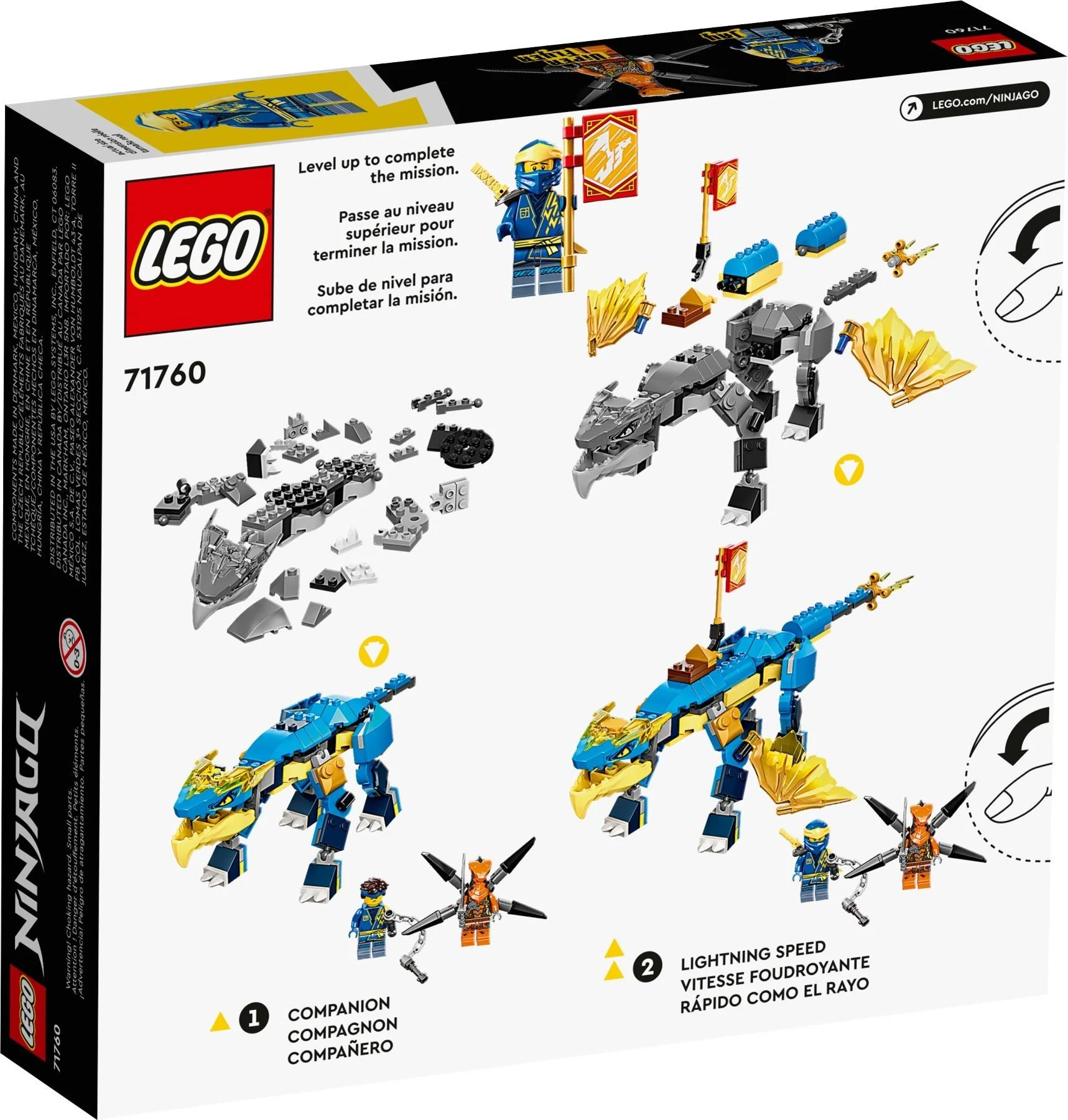 LEGO® 71760 Smok gromu Jaya EVO - zdjęcie 5