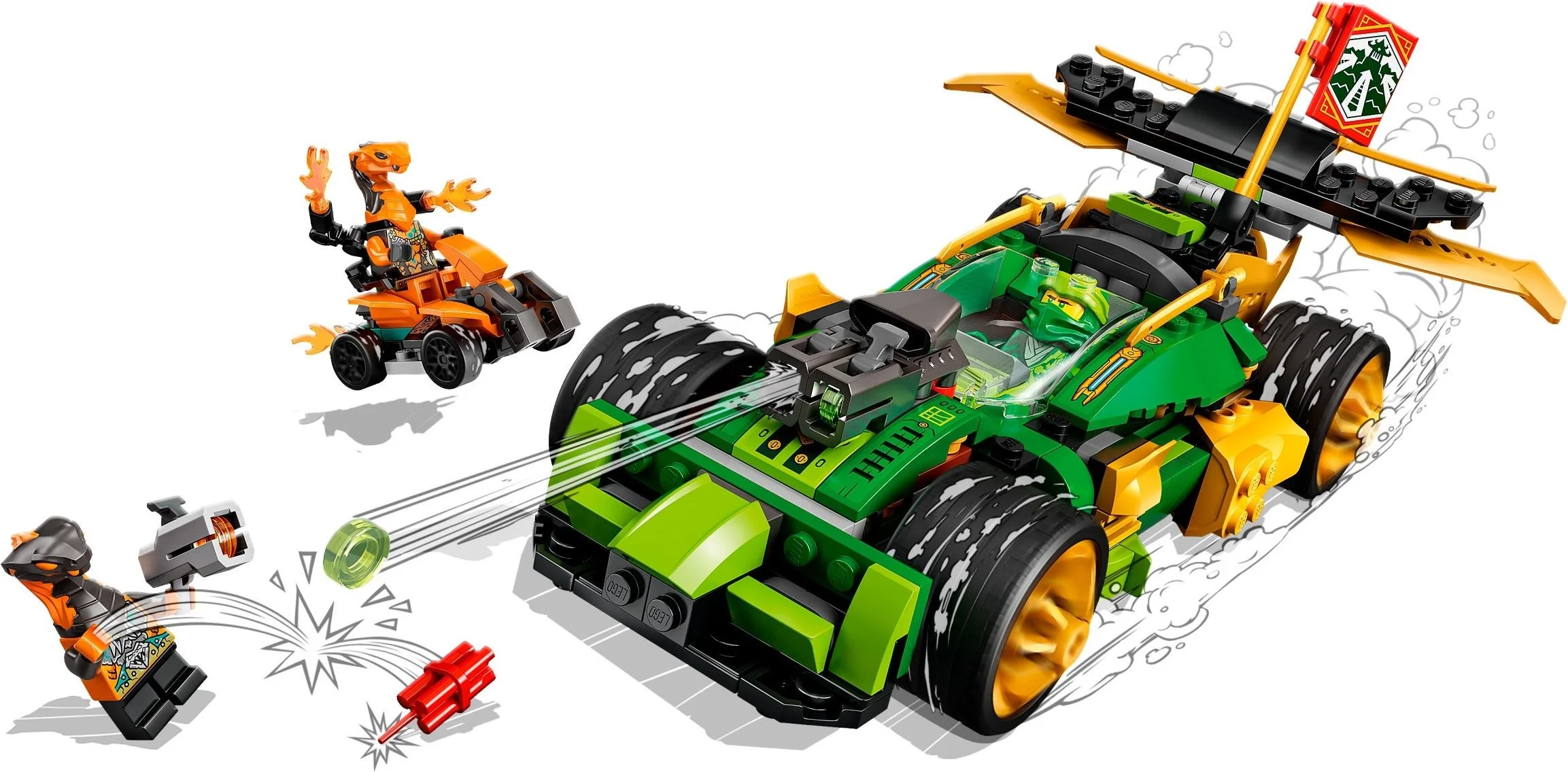 LEGO® 71763 Samochód wyścigowy Lloyda - zdjęcie 3