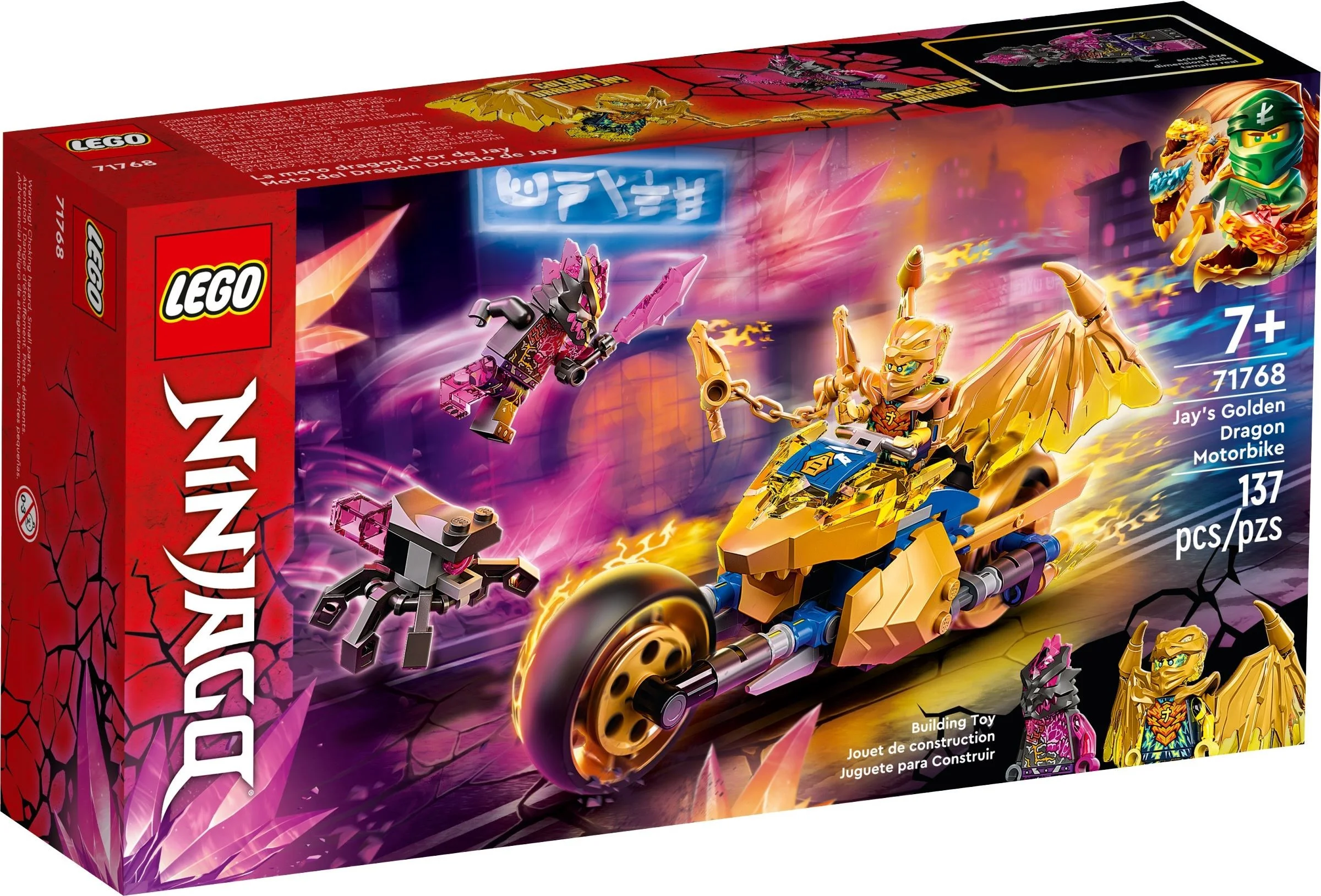 LEGO® 71768 Złoty smoczy motocykl Jaya - zdjęcie 2