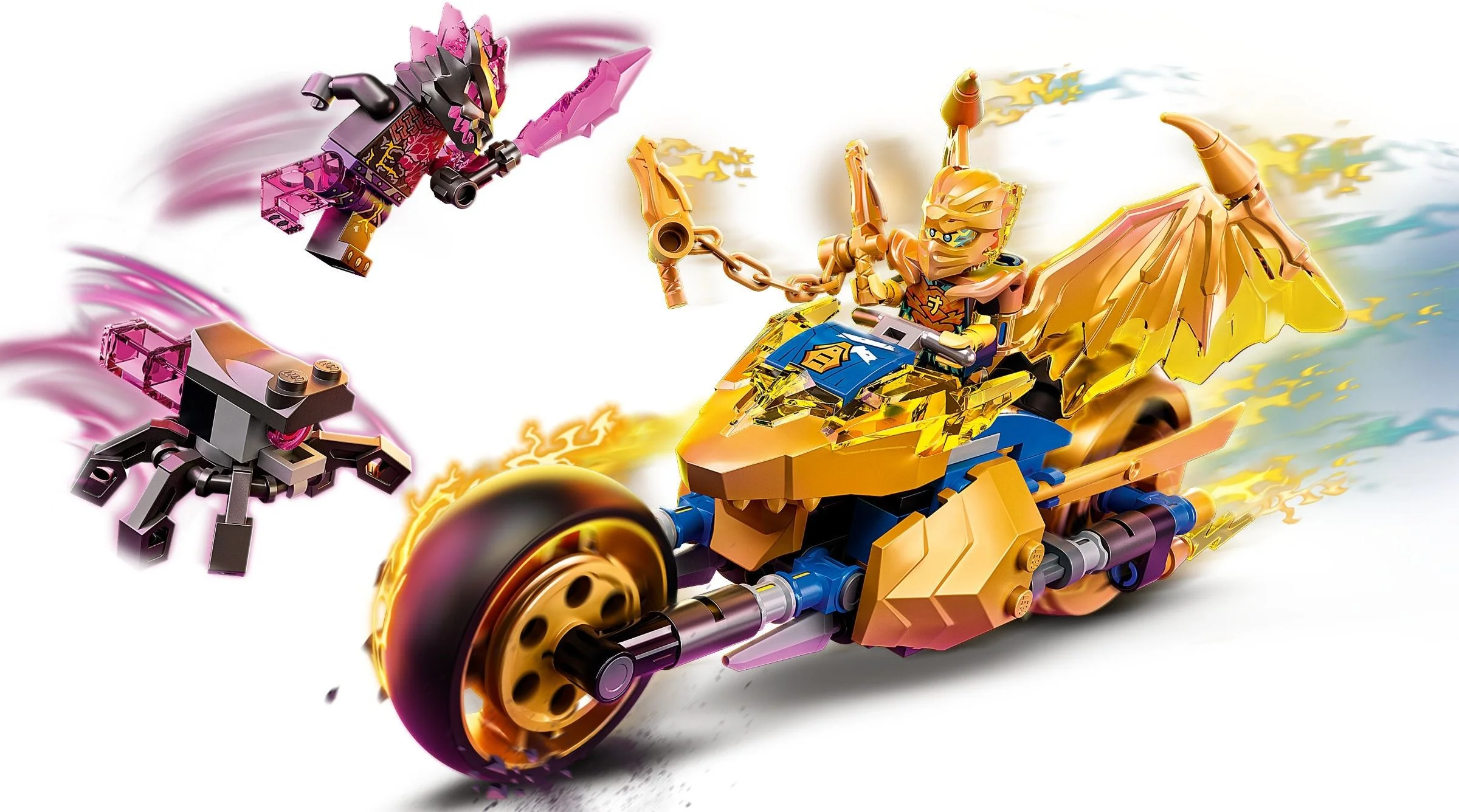 LEGO® 71768 Złoty smoczy motocykl Jaya - zdjęcie 3