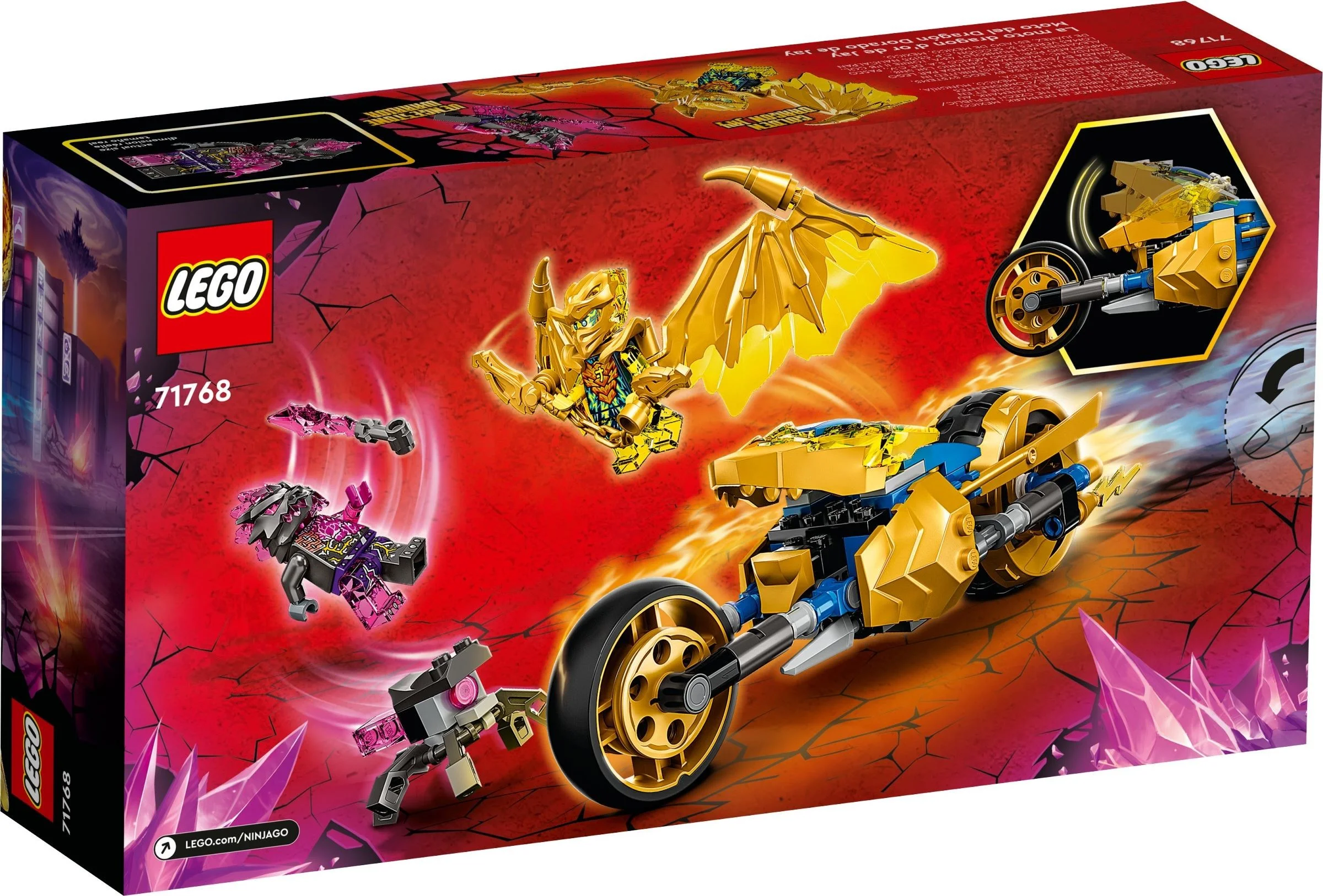 LEGO® 71768 Złoty smoczy motocykl Jaya - zdjęcie 6