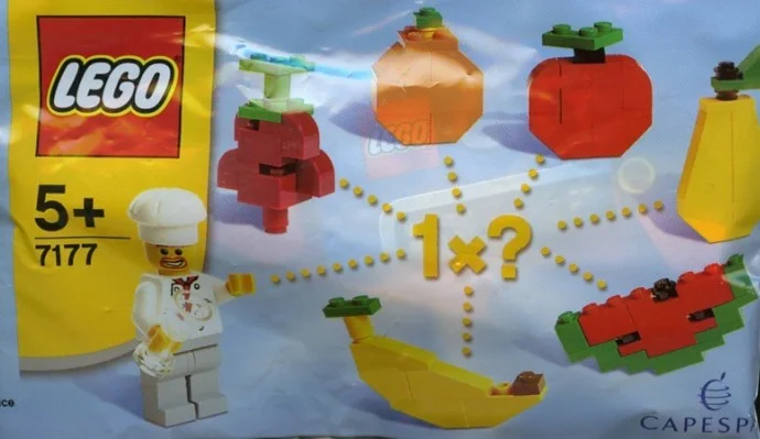 nowy Lego capespan pomarańcza polybag Misb 2007 unikat