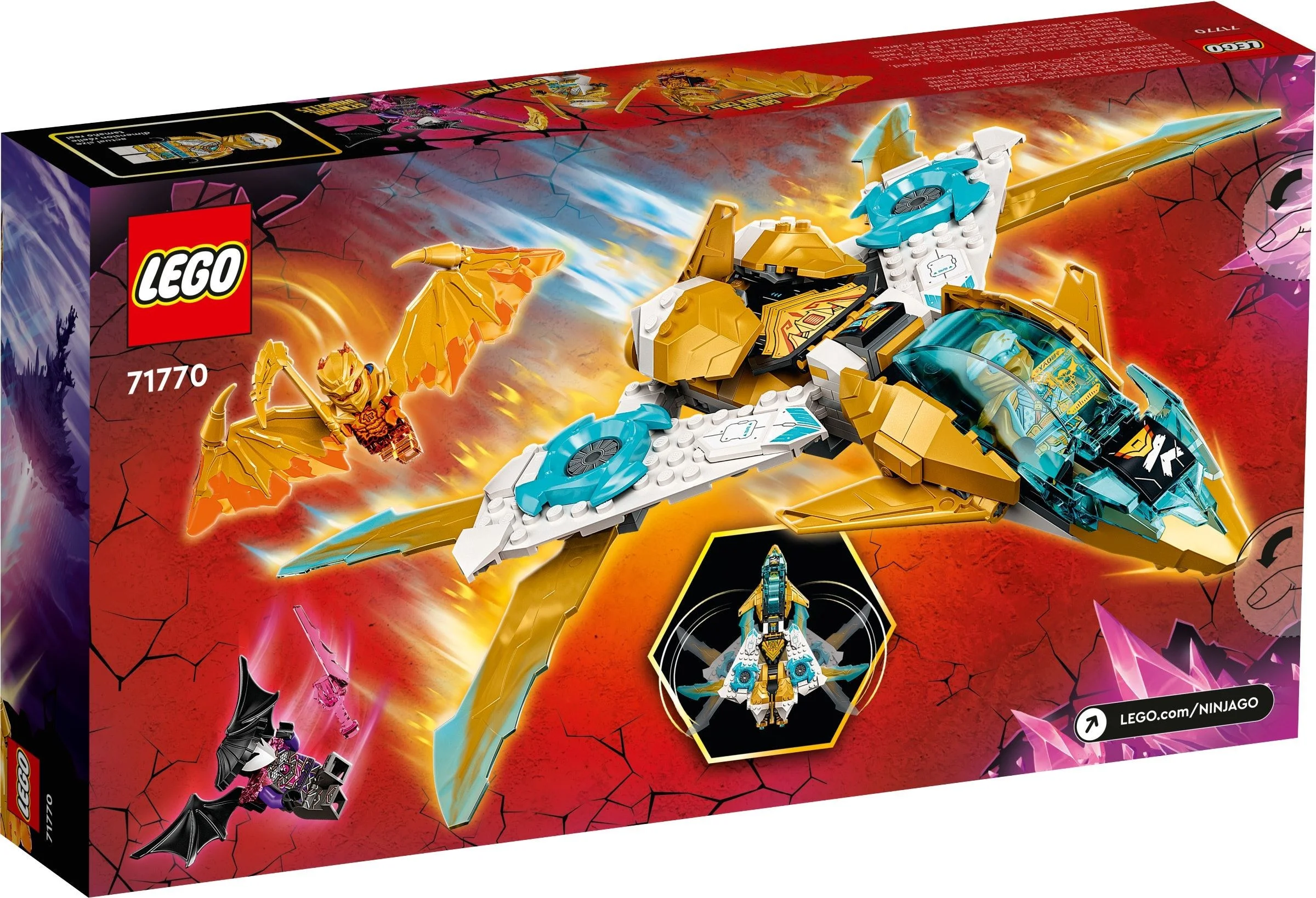 LEGO® 71770 Złoty smoczy odrzutowiec Zane’a - zdjęcie 5