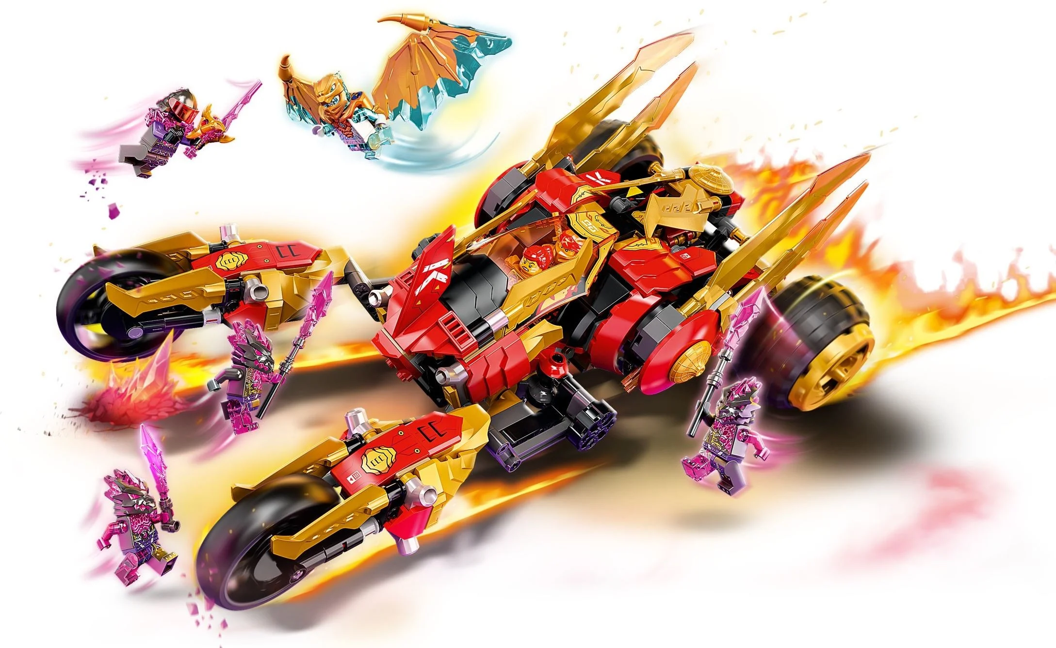 LEGO® 71773 Złoty smoczy ścigacz Kaia - zdjęcie 4
