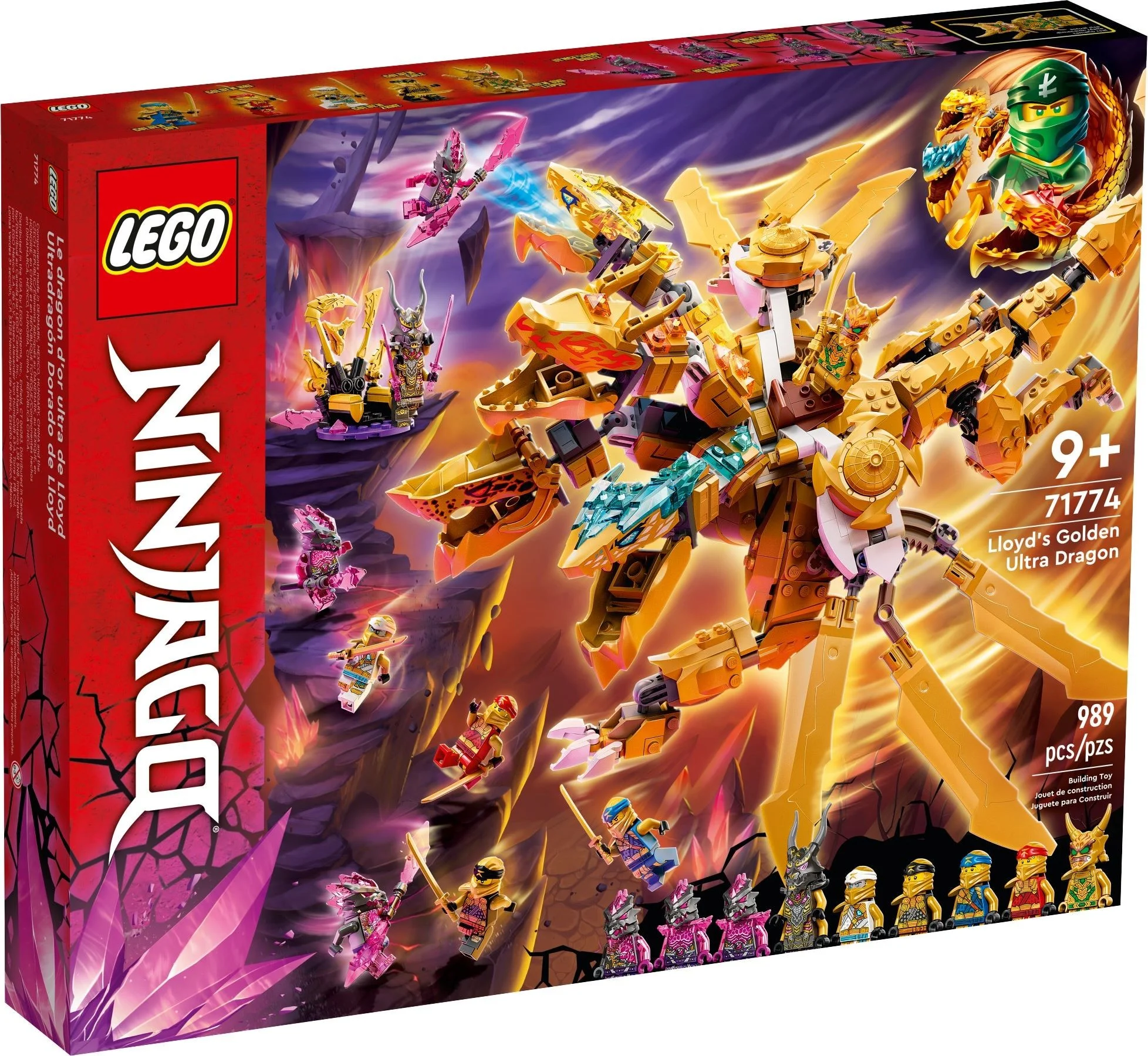 LEGO® 71774 Złoty Ultra Smok Lloyda - zdjęcie 2