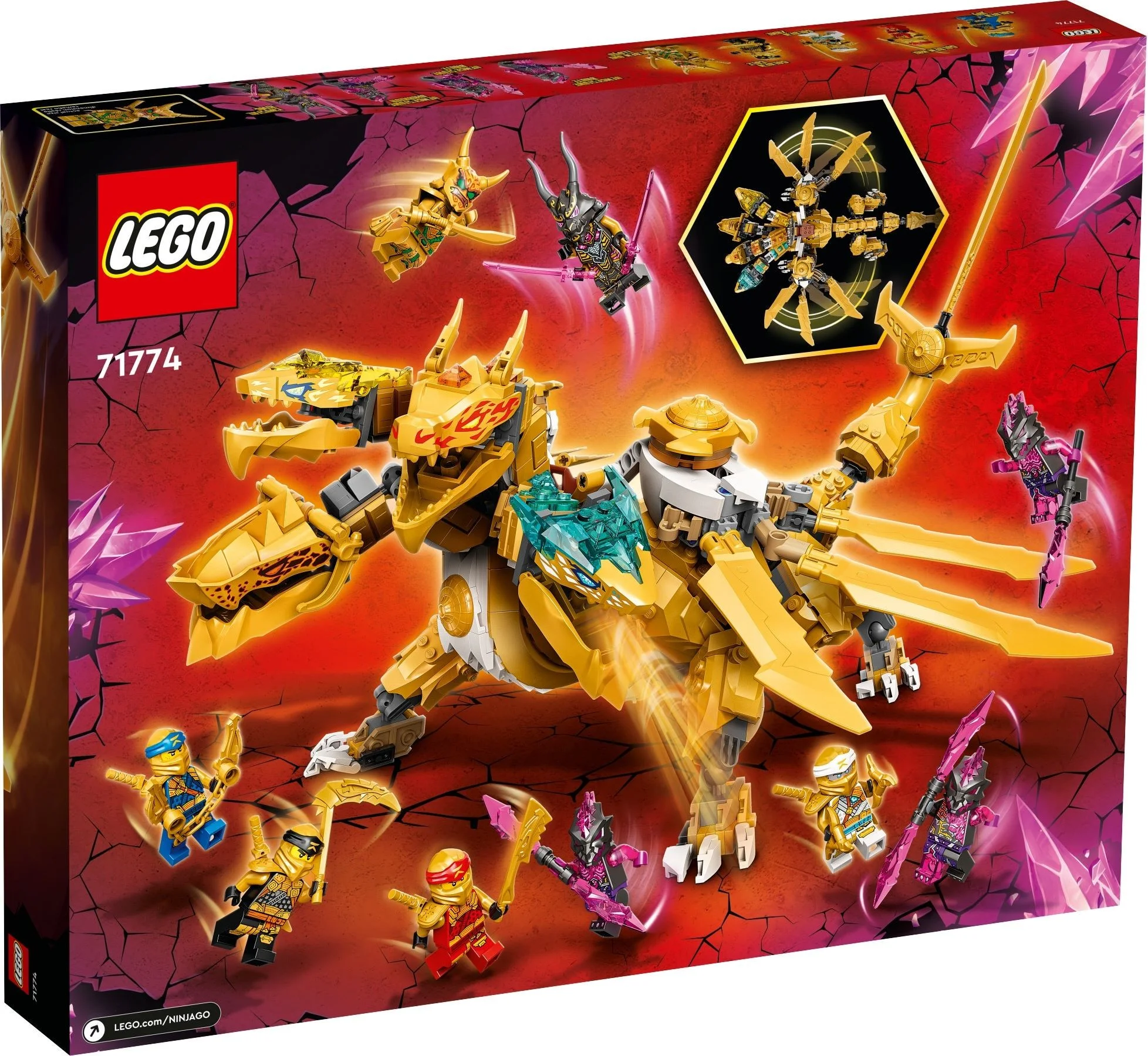 LEGO® 71774 Złoty Ultra Smok Lloyda - zdjęcie 5