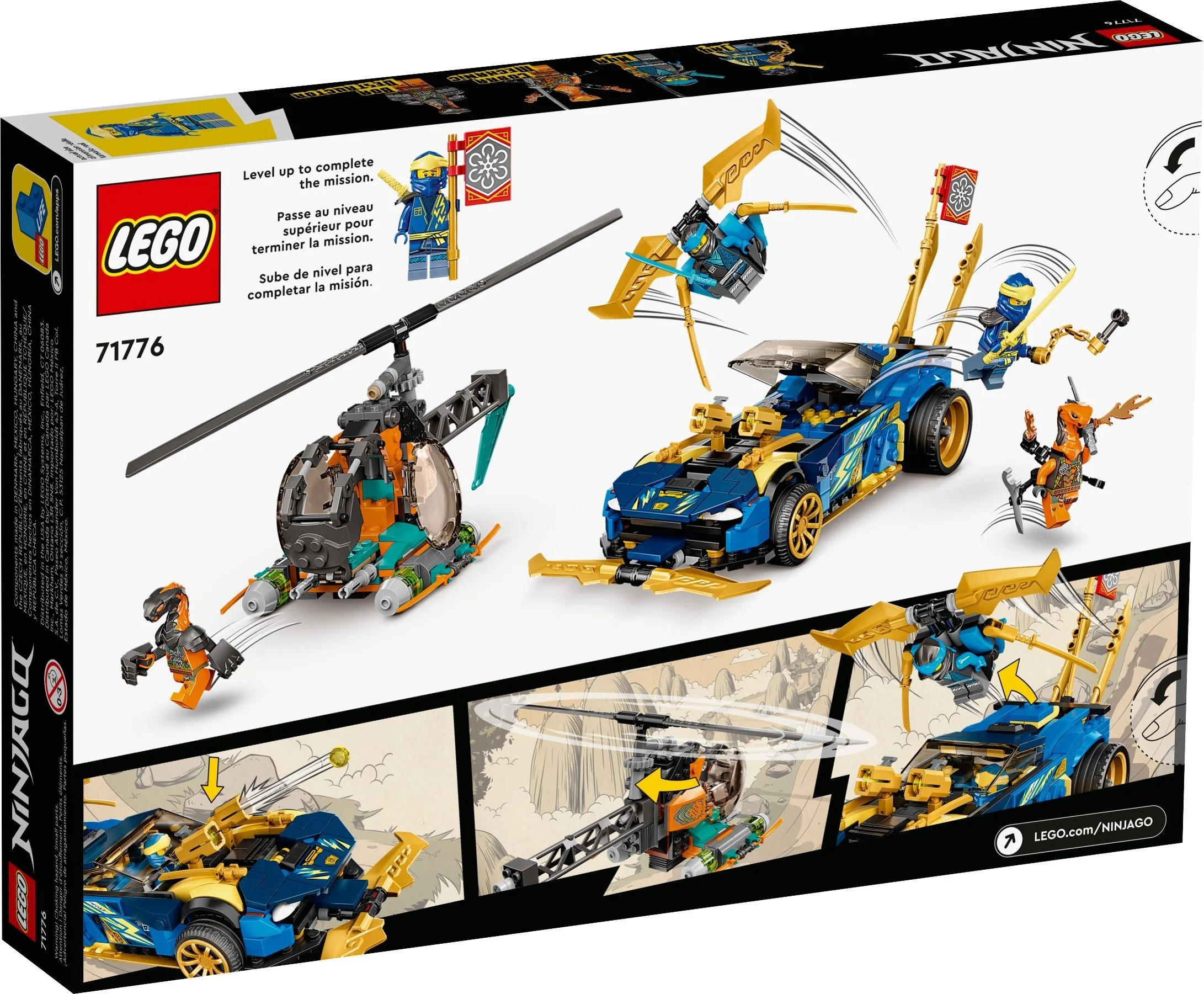 LEGO® 71776 LEGO Ninjago Wyścigówka EVO Jaya i Nyi - zdjęcie 8