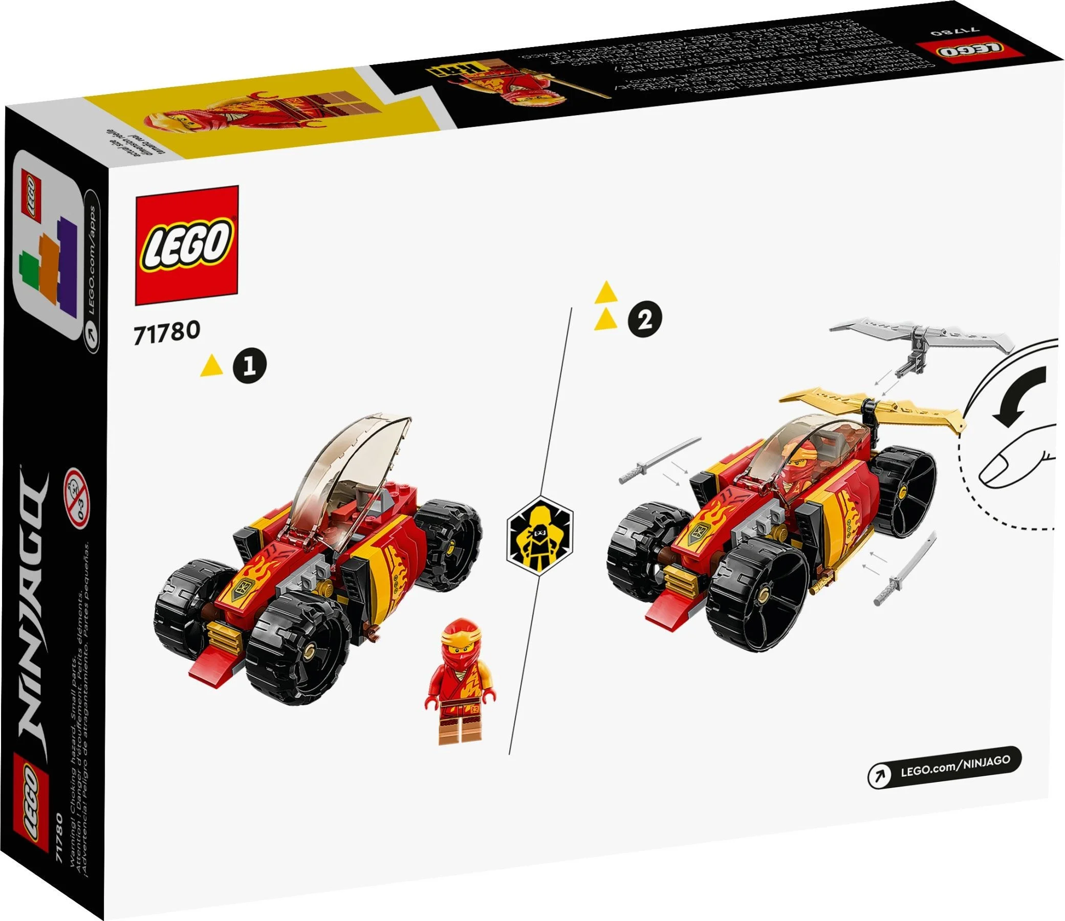 LEGO® 71780 Samochód wyścigowy ninja Kaia EVO - zdjęcie 5