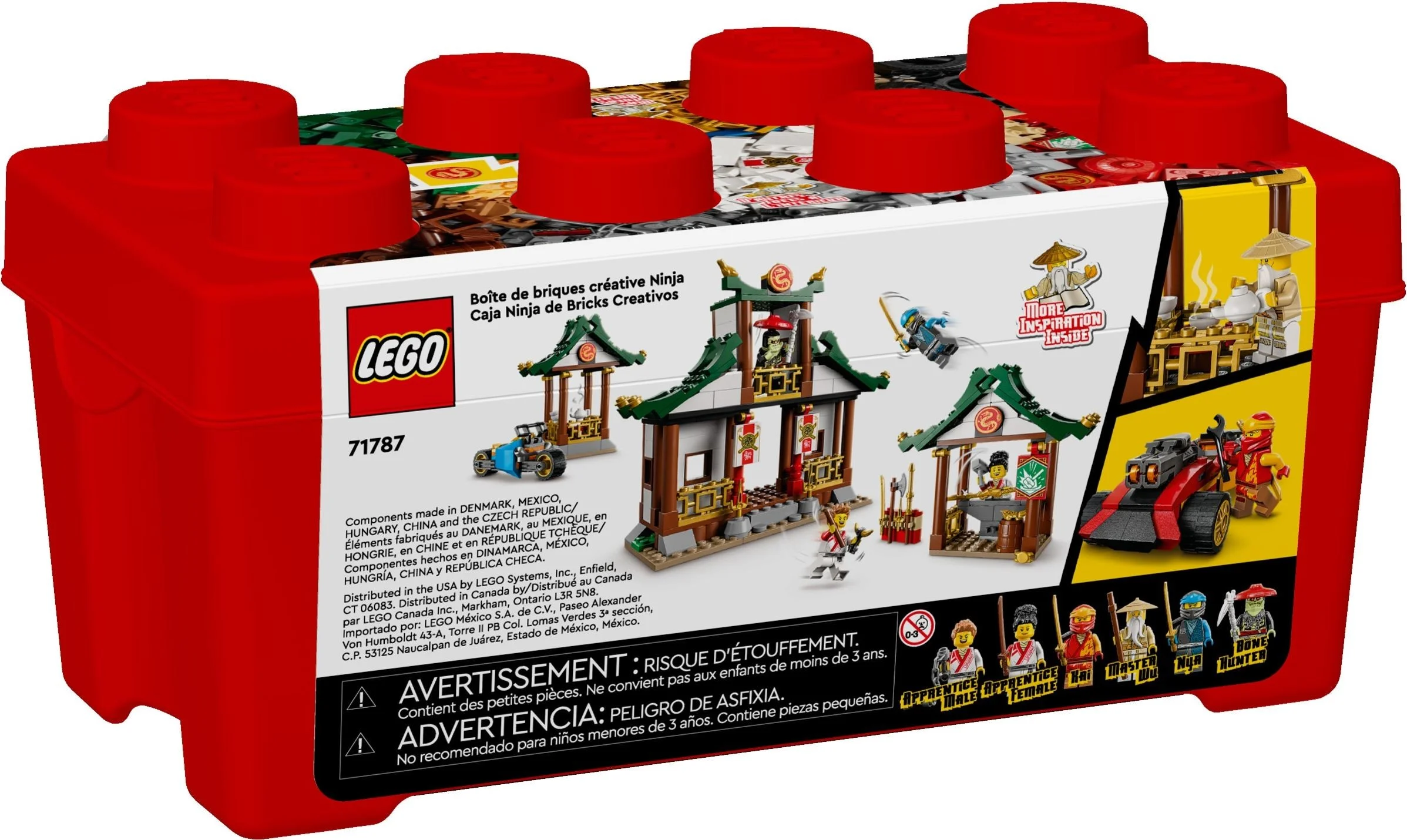 LEGO® 71787 LEGO Ninjago Kreatywne pudełko z klockami ni - zdjęcie 6