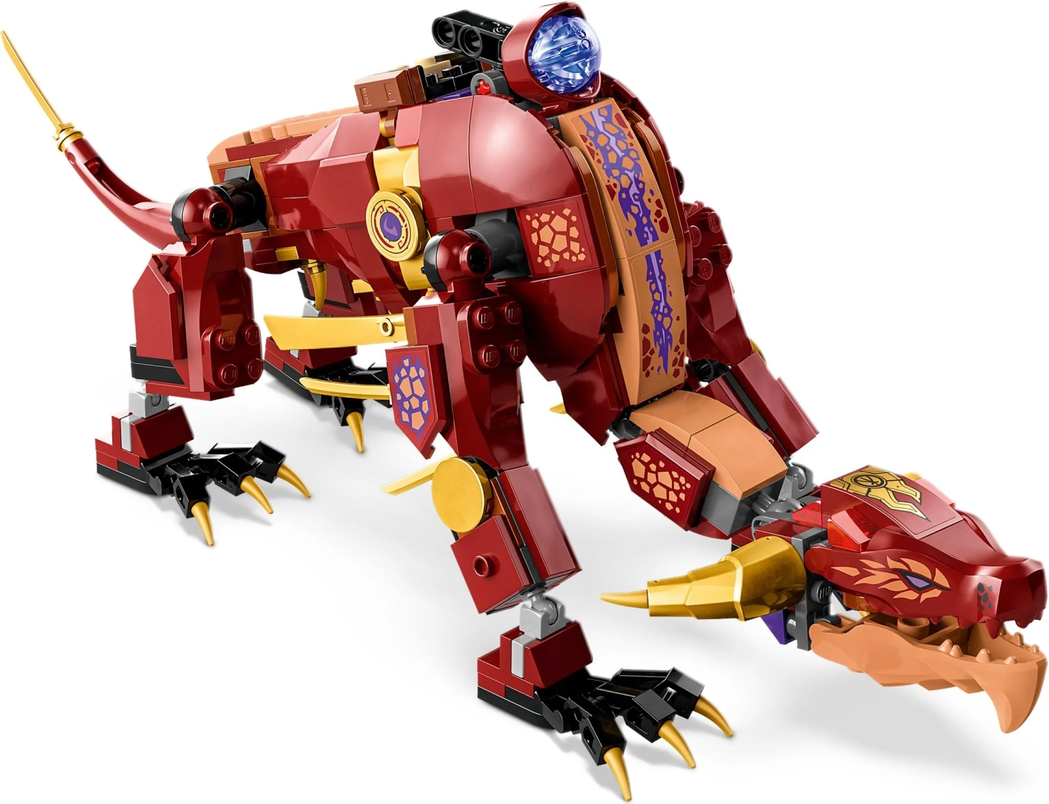 LEGO® 71793 Lawowy smok zmieniający się w falę ognia - zdjęcie 8