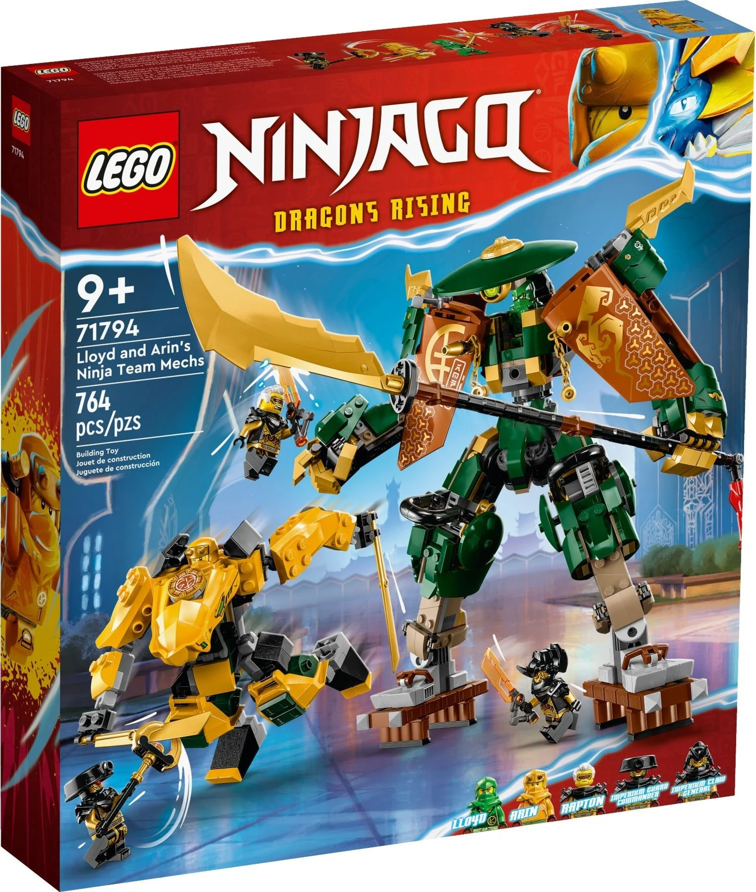 LEGO® 71794 Drużyna mechów ninja Lloyda i Arina - zdjęcie 2