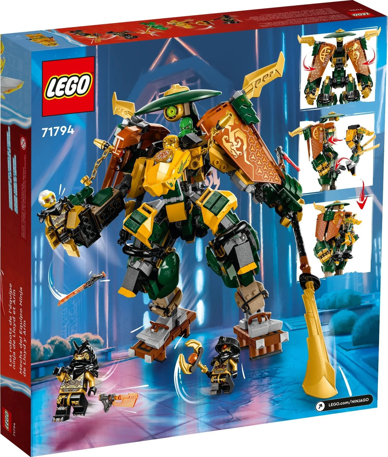 LEGO® 71794 Drużyna mechów ninja Lloyda i Arina - zdjęcie 7