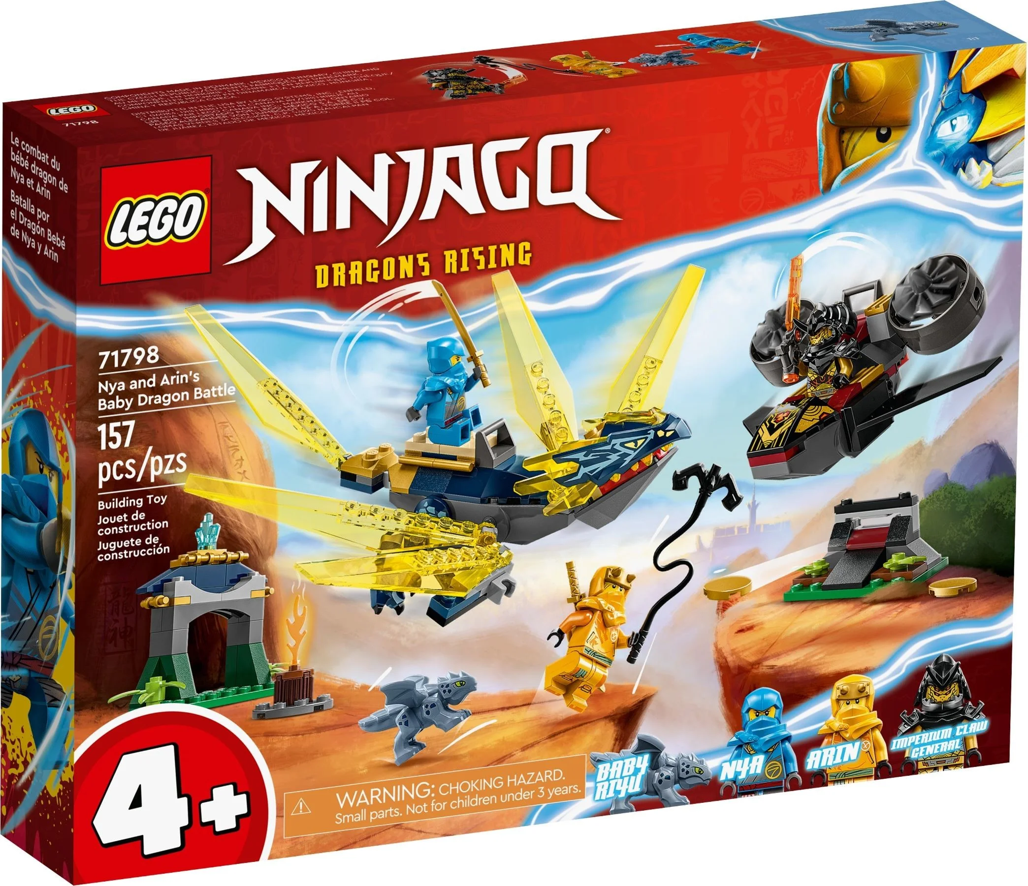LEGO® 71798 LEGO Ninjago Nya i Arin - bitwa na grzbiecie małego smoka - zdjęcie 2