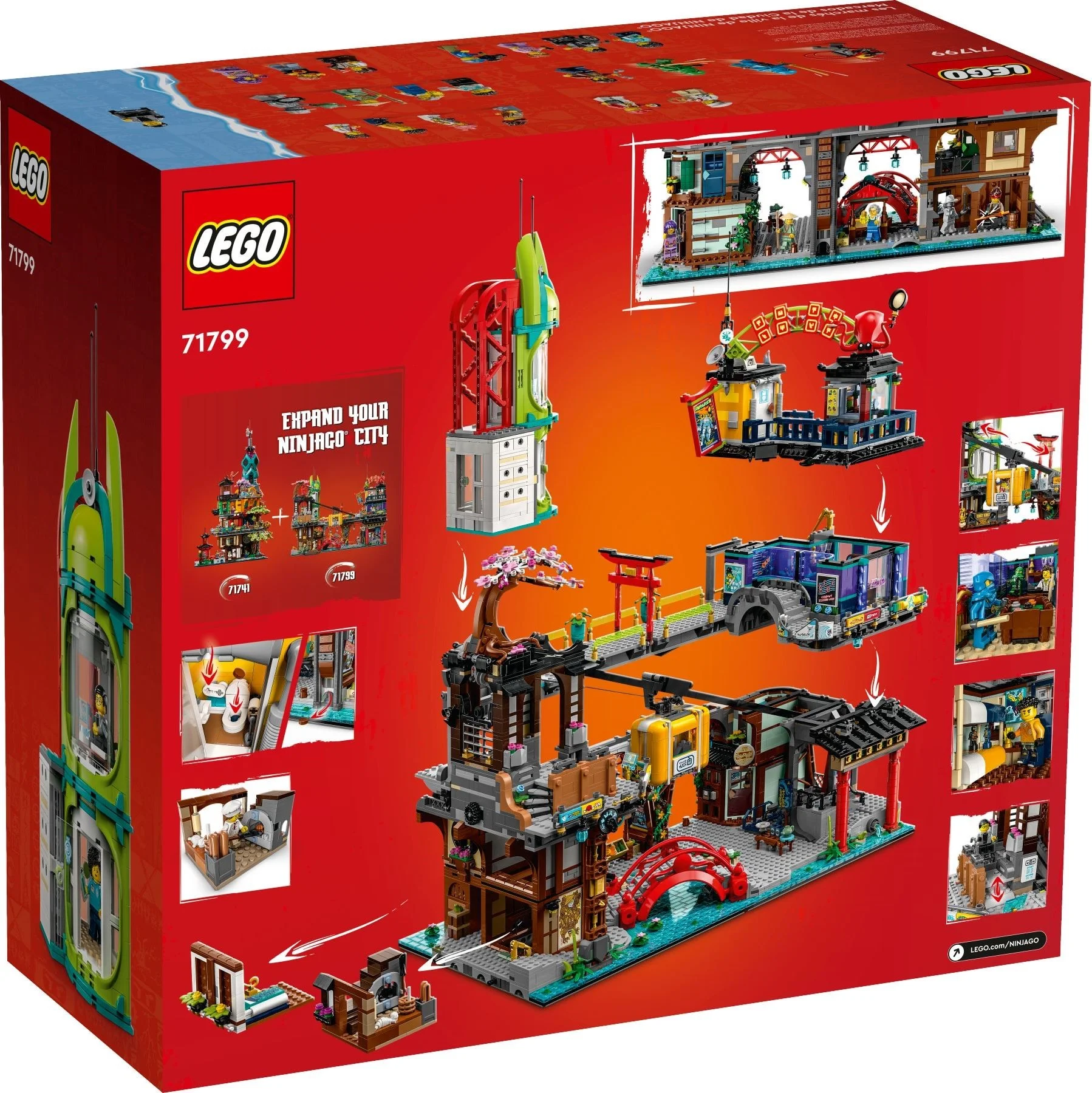 LEGO® 71799 Rynek miejski NINJAGO - zdjęcie 9