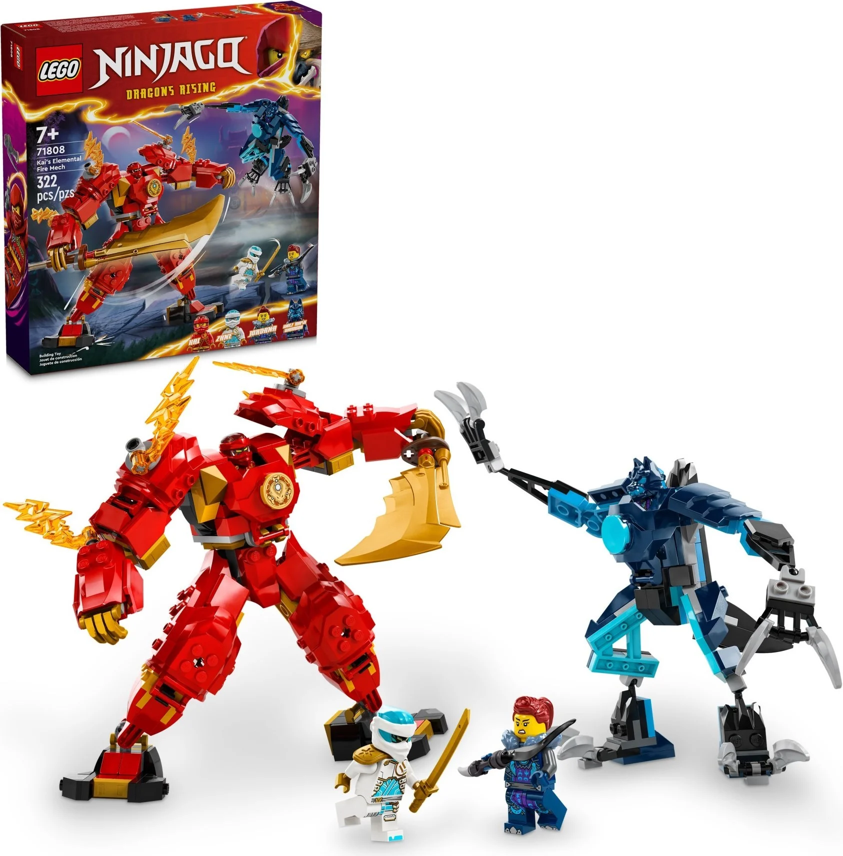 LEGO® 71808 Klocki Mech Żywiołu Ognia Kaia Lego Ninjago - zdjęcie 2